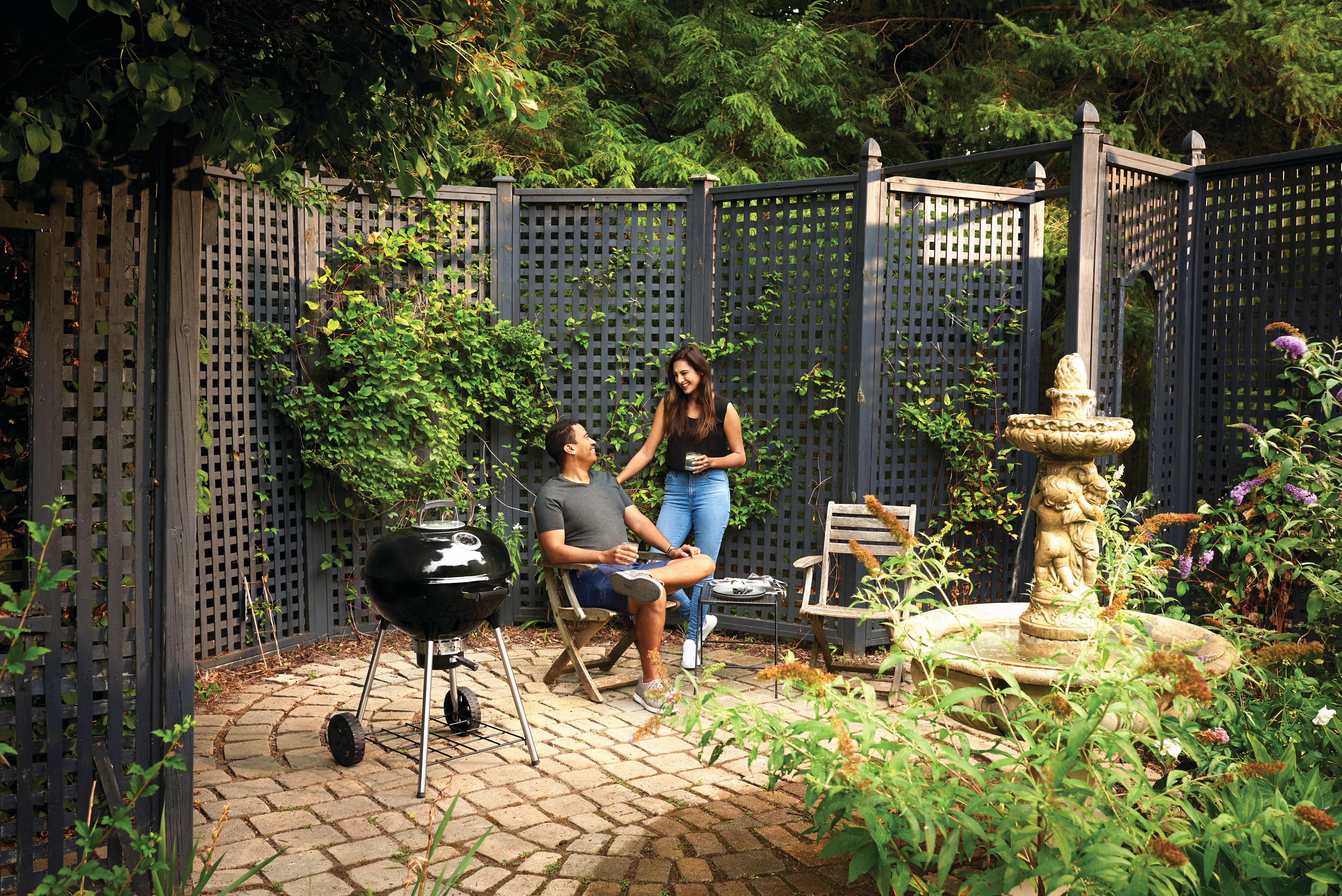 Napoleon 22 in. Kettle Charcoal Grill with Vortex Heat Management (Black, 22 in.) x241b