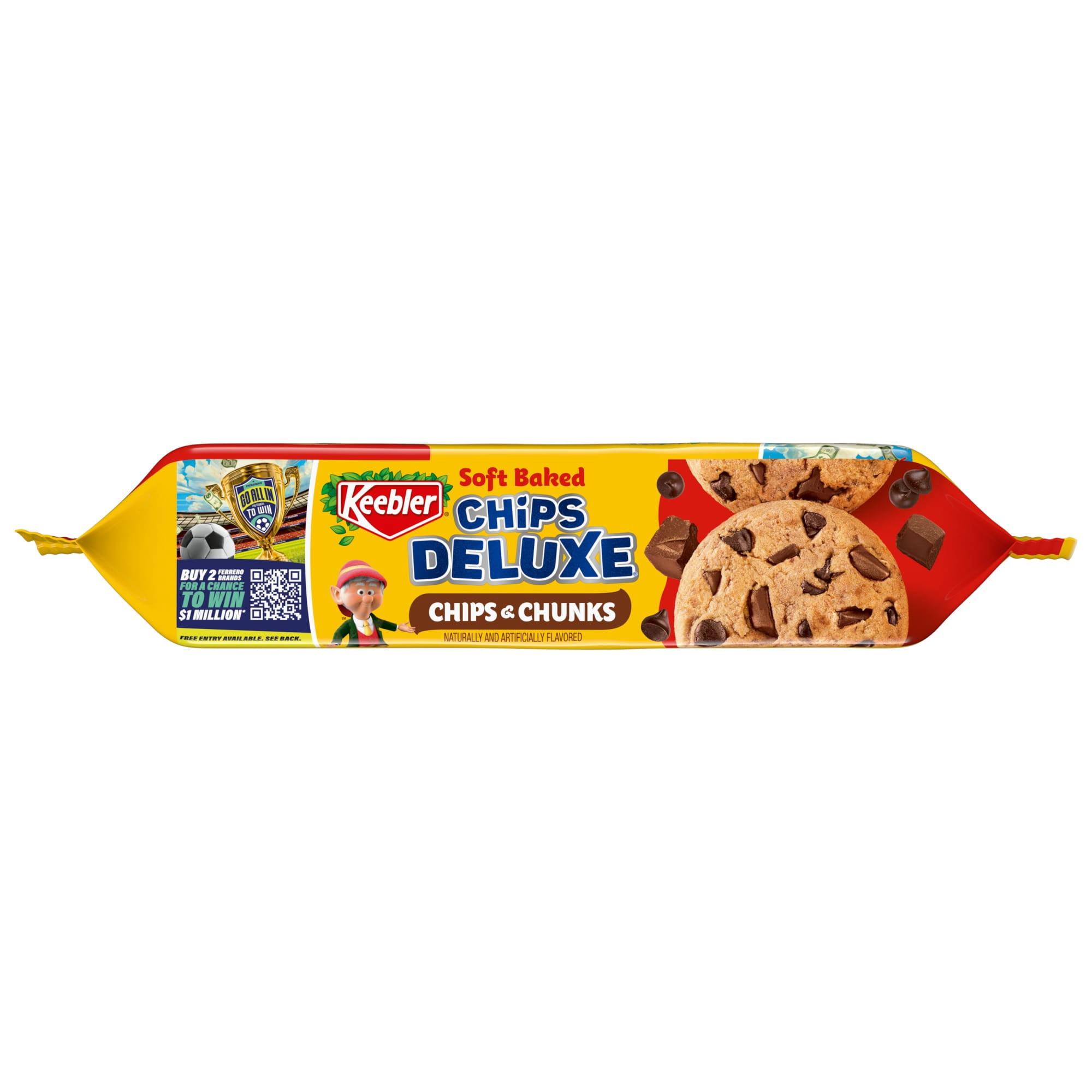 Keebler Soft Baked Chips Deluxe Chocolate Cookies (Chocolate Chip, 11.9 oz) wnv7h