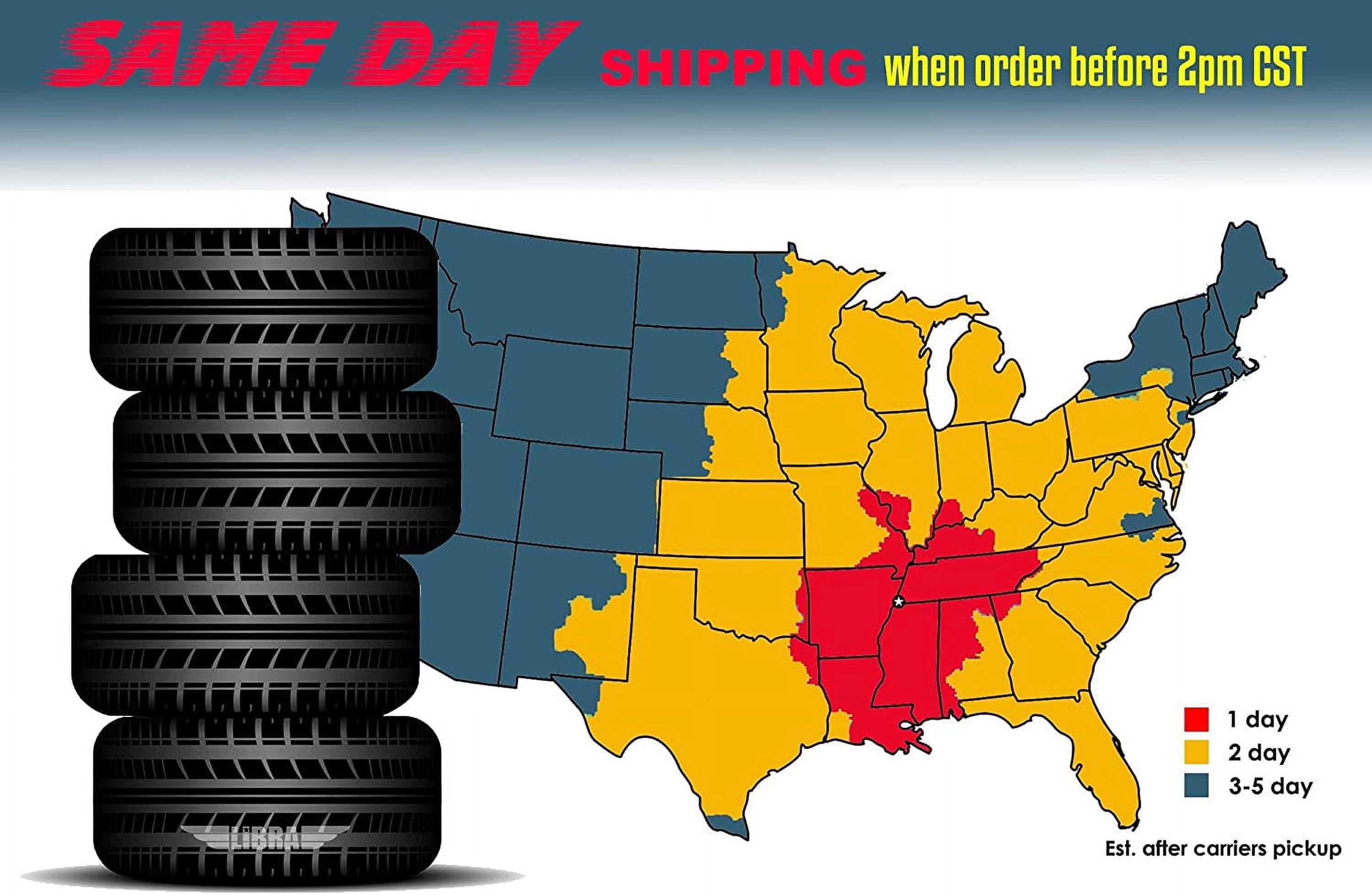WINDA Premium Trailer Tires ST 205/75R14 8PR Load Range D Steel Belted (Set of 2) 0mvdm