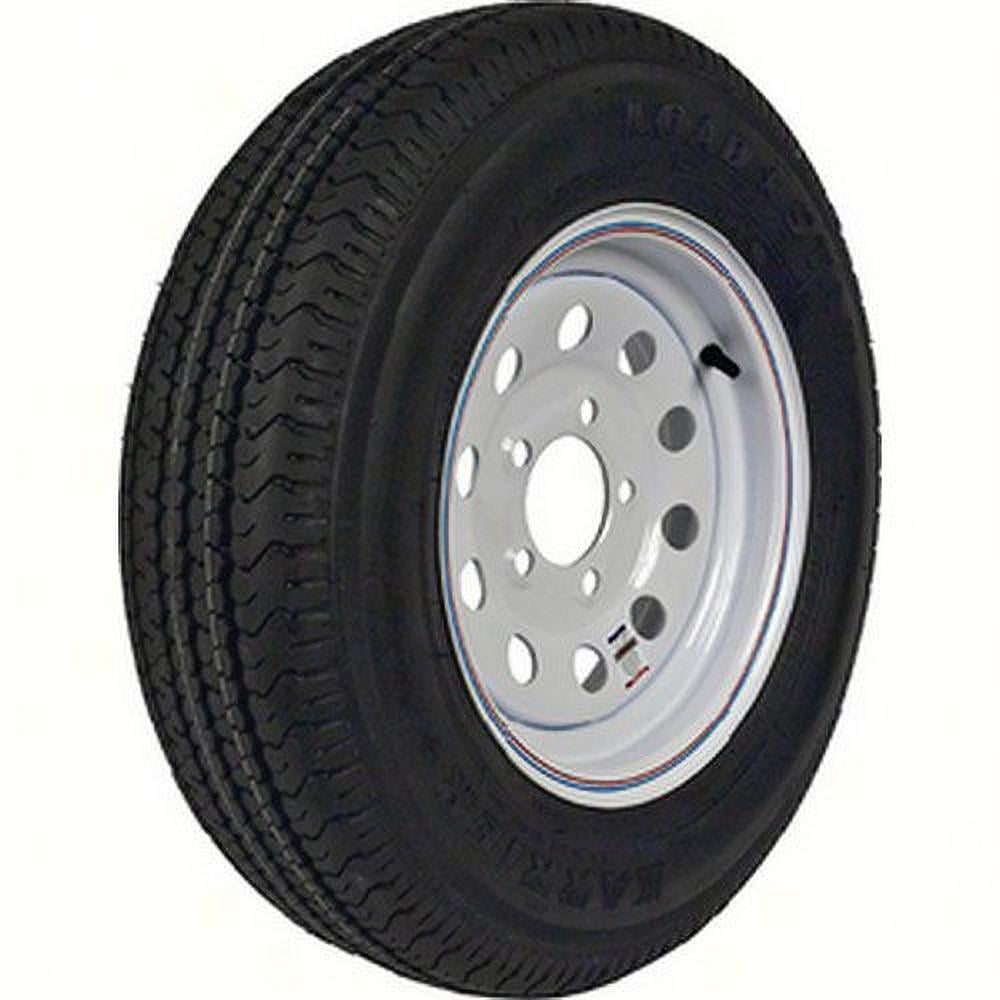 Loadstar ST205/75R-14 Radial Tire and Modular Wheel Assembly (White, 1760 lb Capacity) rr4j2