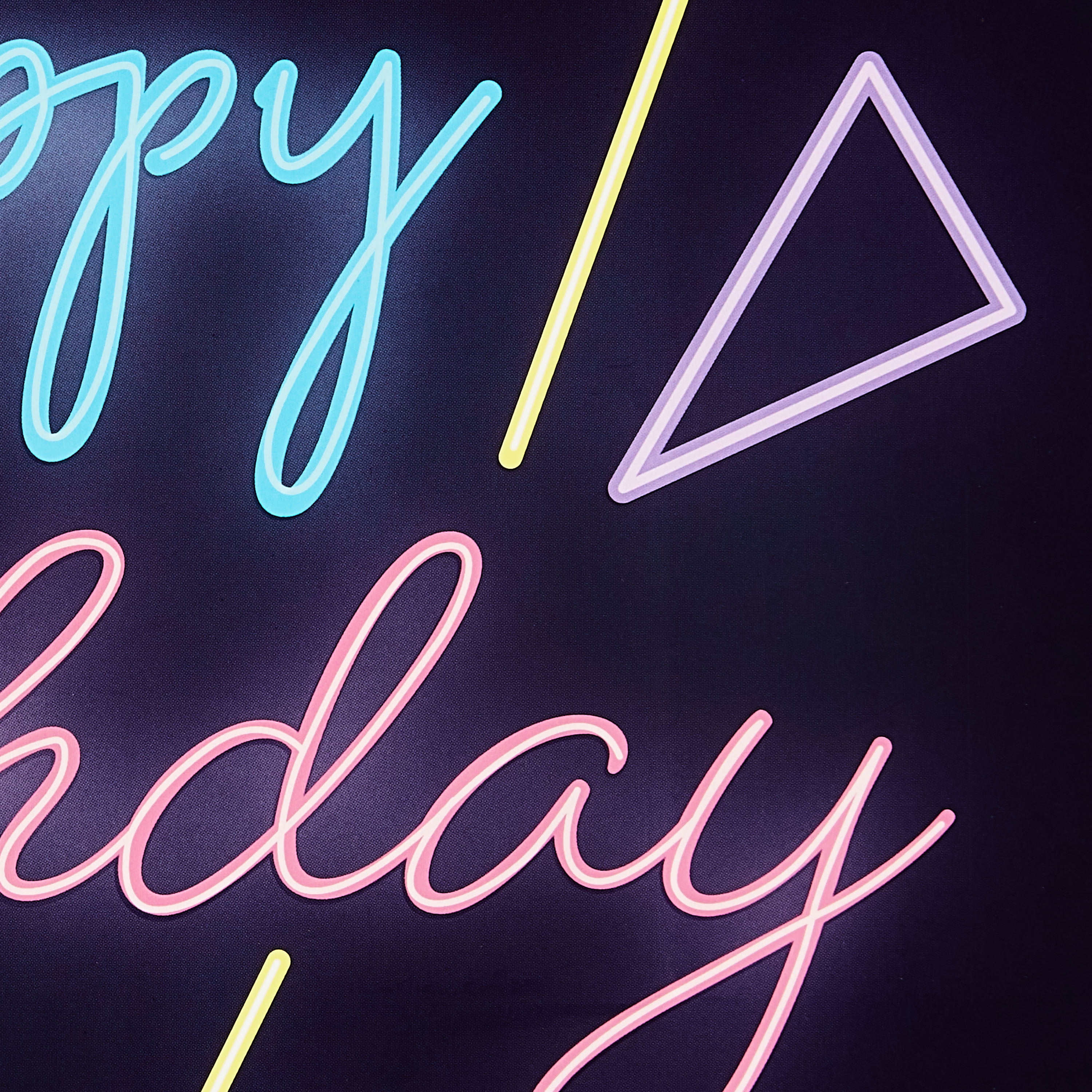 Way To Celebrate Happy Birthday Paper Gift Bag, Neon Purple, 10 in x 12 in (6 Pack) s904d