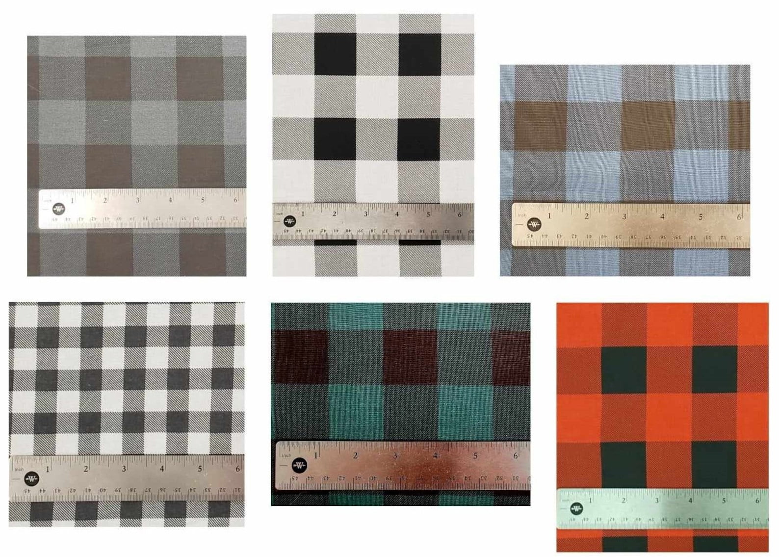 Penny's Needful Things Buffalo Check Plaid Pillow Cover Decorative Farmhouse Accent (White, 12 in x 12 in) 3xzq1
