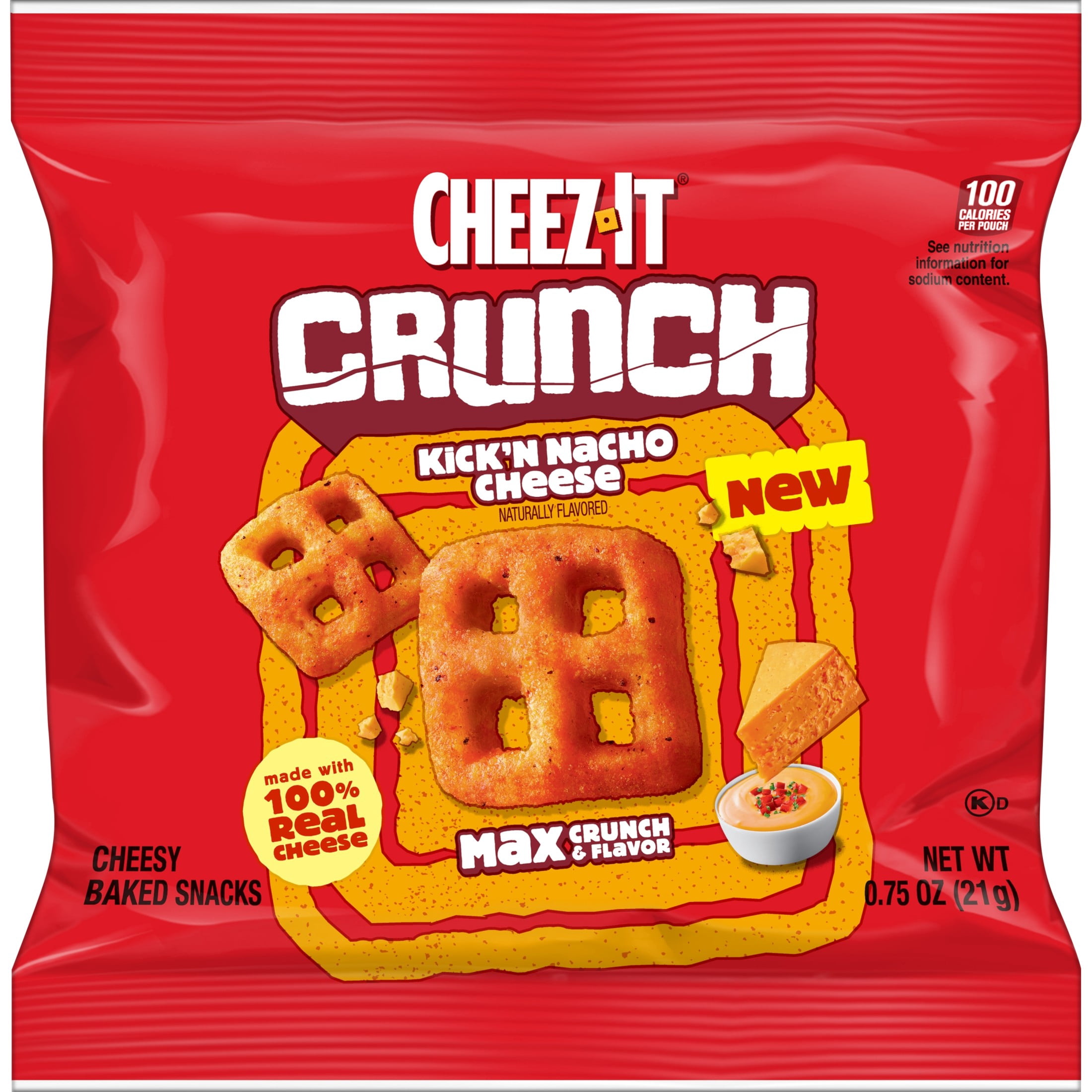 Cheez-It Crunch Variety Pack Baked Cheese Snacks (10 Count, 7.5 oz) ysjel