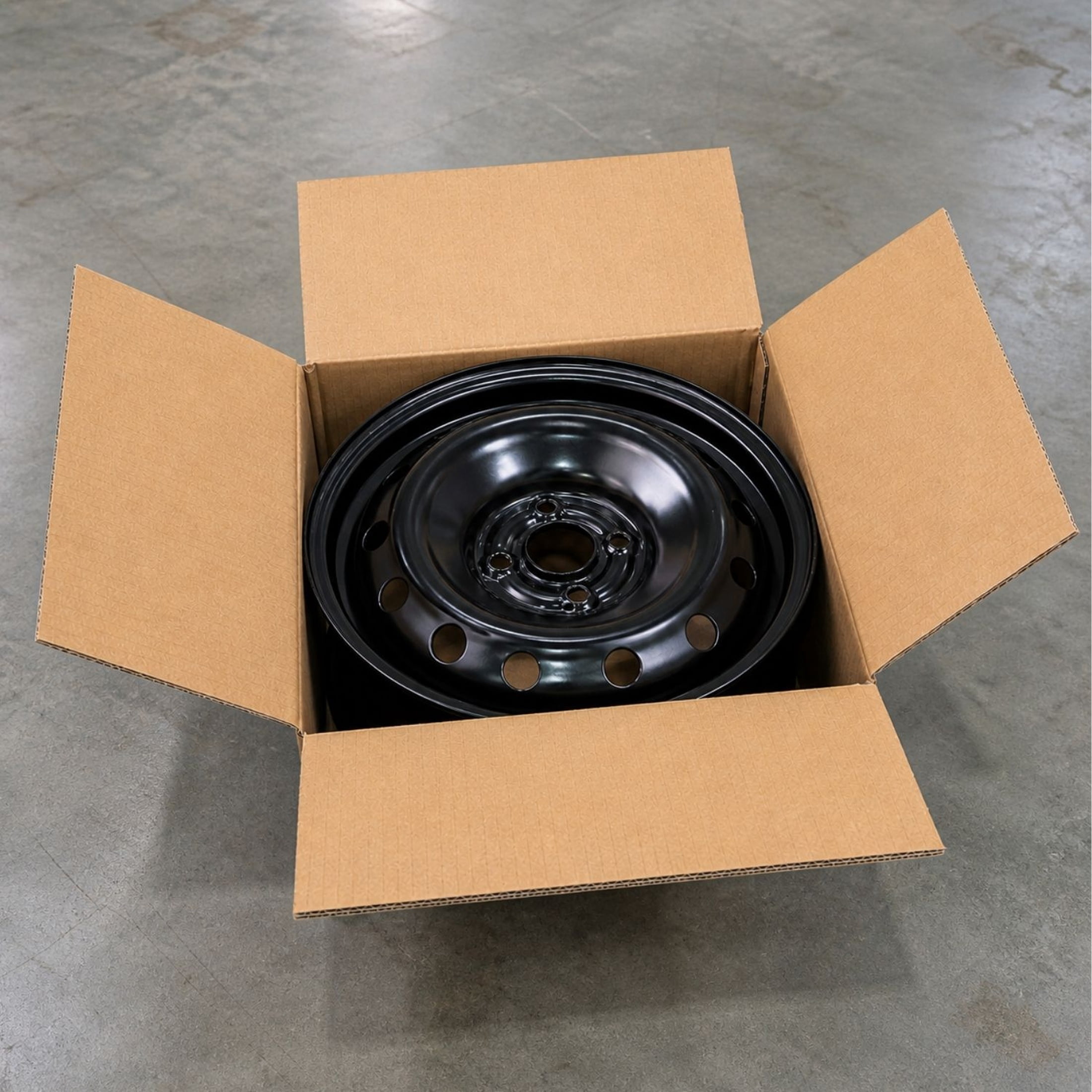 NextSet Wheels Steel Wheel Rim (Black, 15 in) cluh9