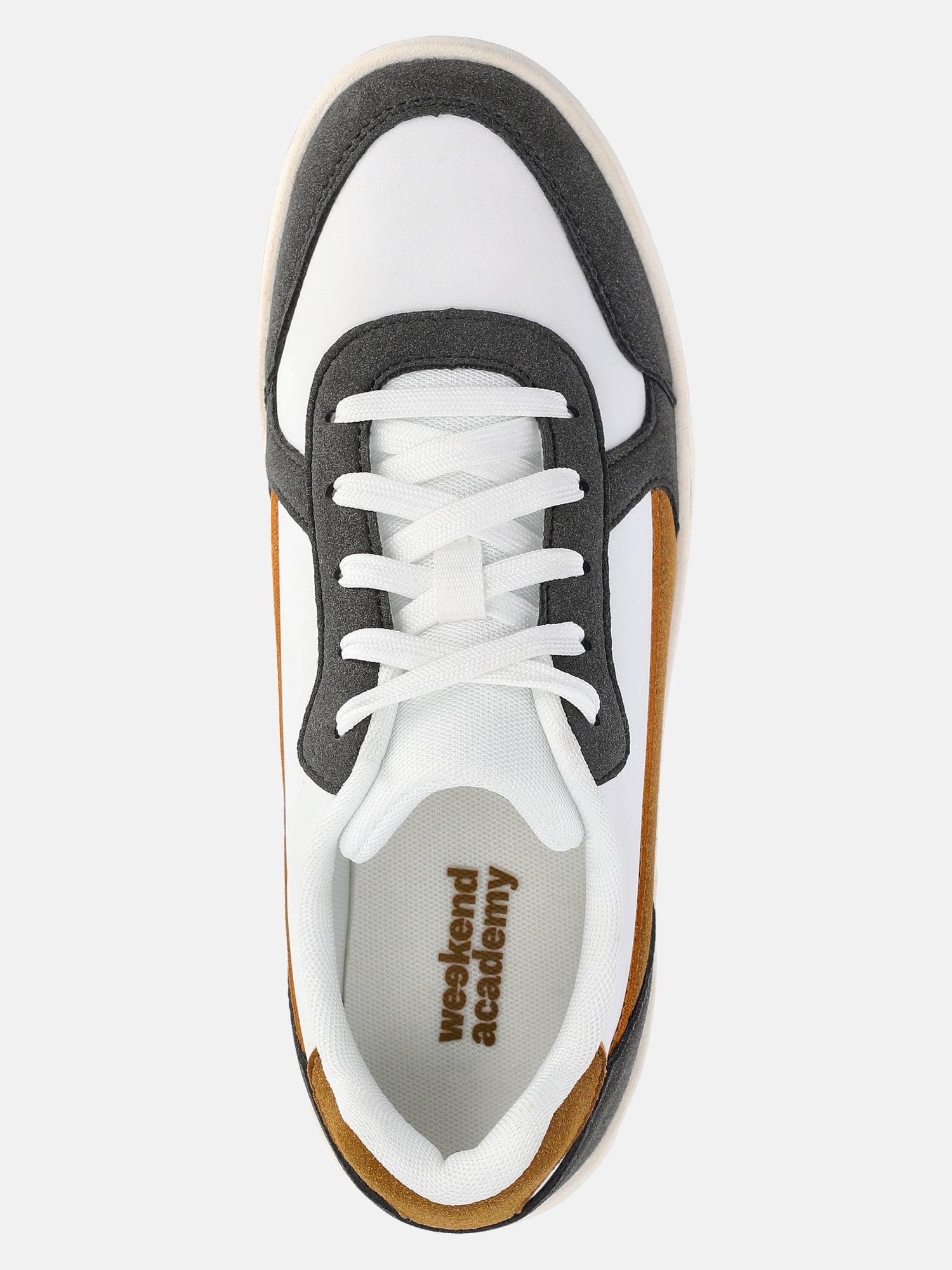 Weekend Academy Boys Court Sneakers Casual Lace-up Shoes (Brown, 4 US) 3ipgx