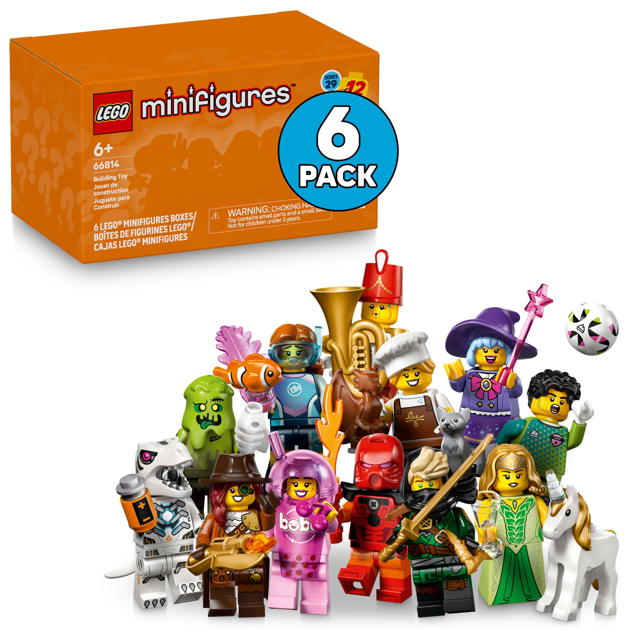 LEGO Minifigures Series 29 Mystery Box Multipack (6 Pack) lmvle