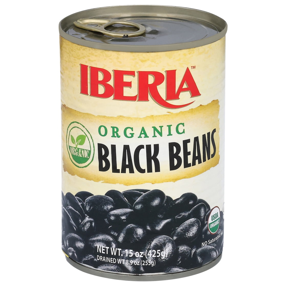 Iberia Organic Black Beans (Black, 15 oz) nkza7