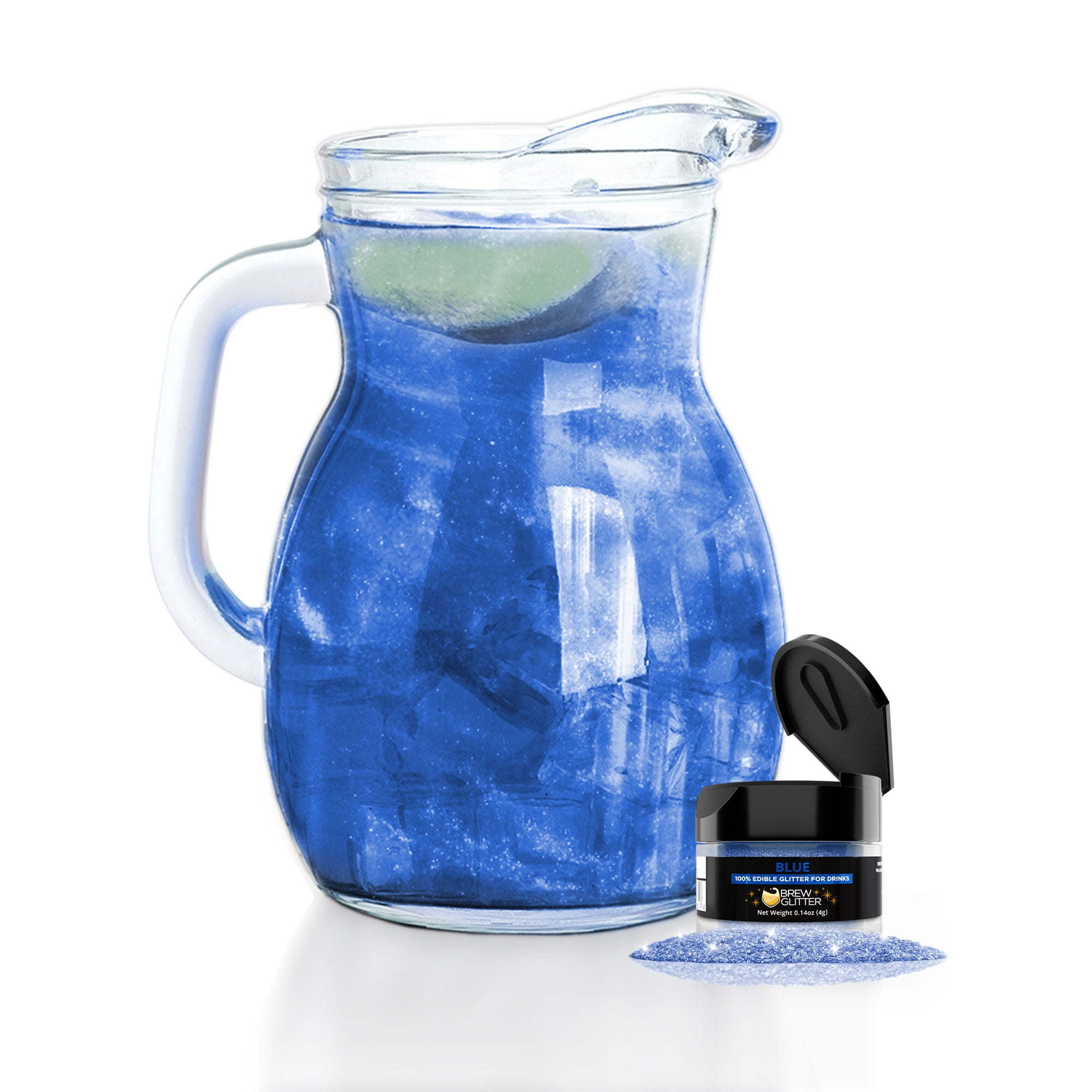 Brew Glitter Edible Drink Glitter for Cocktails and Beverages (Blue, 0.9 oz) r8wmm