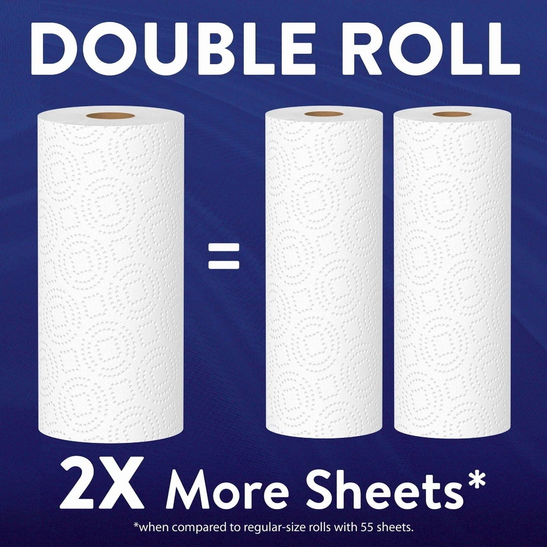 Forge Ultra Strong Premium 2-Ply Paper Towels (White, 6 Double Rolls) x2q5s