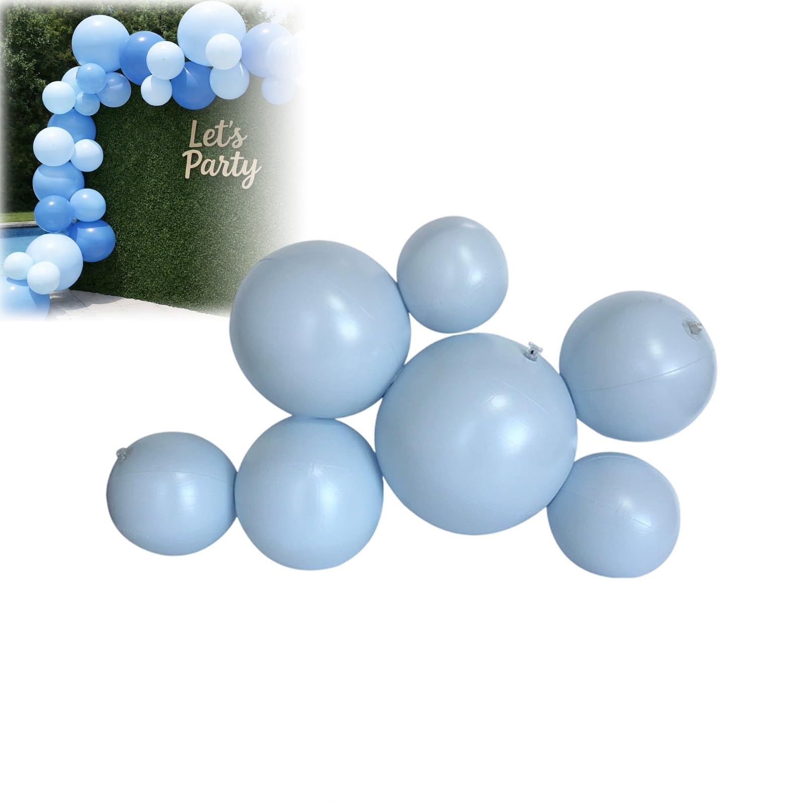 U.S-Decorative-Home Inflatable Balloon Garland Party Decoration (Light Blue, 43.3 in) 2qnm9