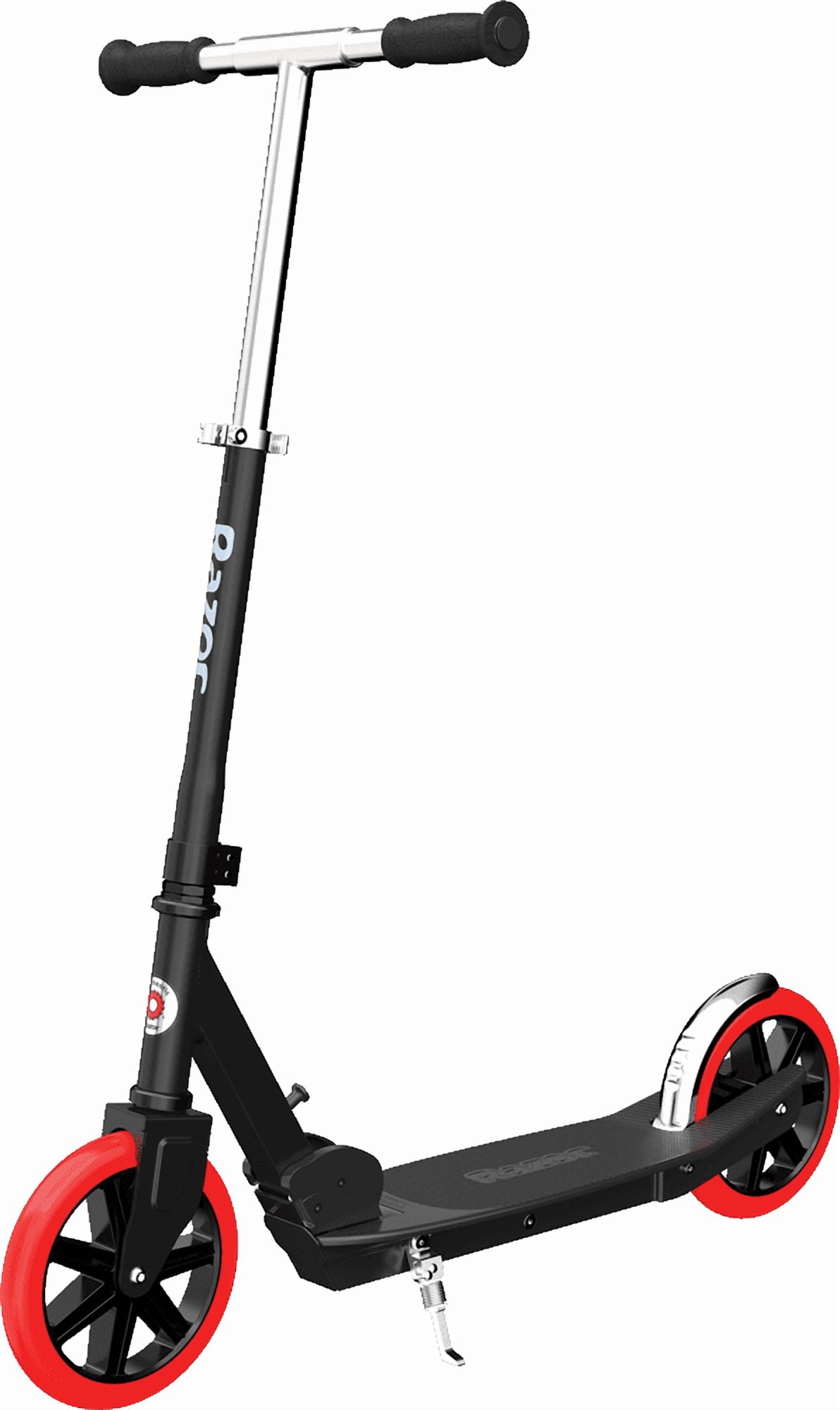 Razor Carbon Lux Kick Scooter with Large Spoked Wheels and Folding Frame (Red, 220 lb Capacity) zzxeb
