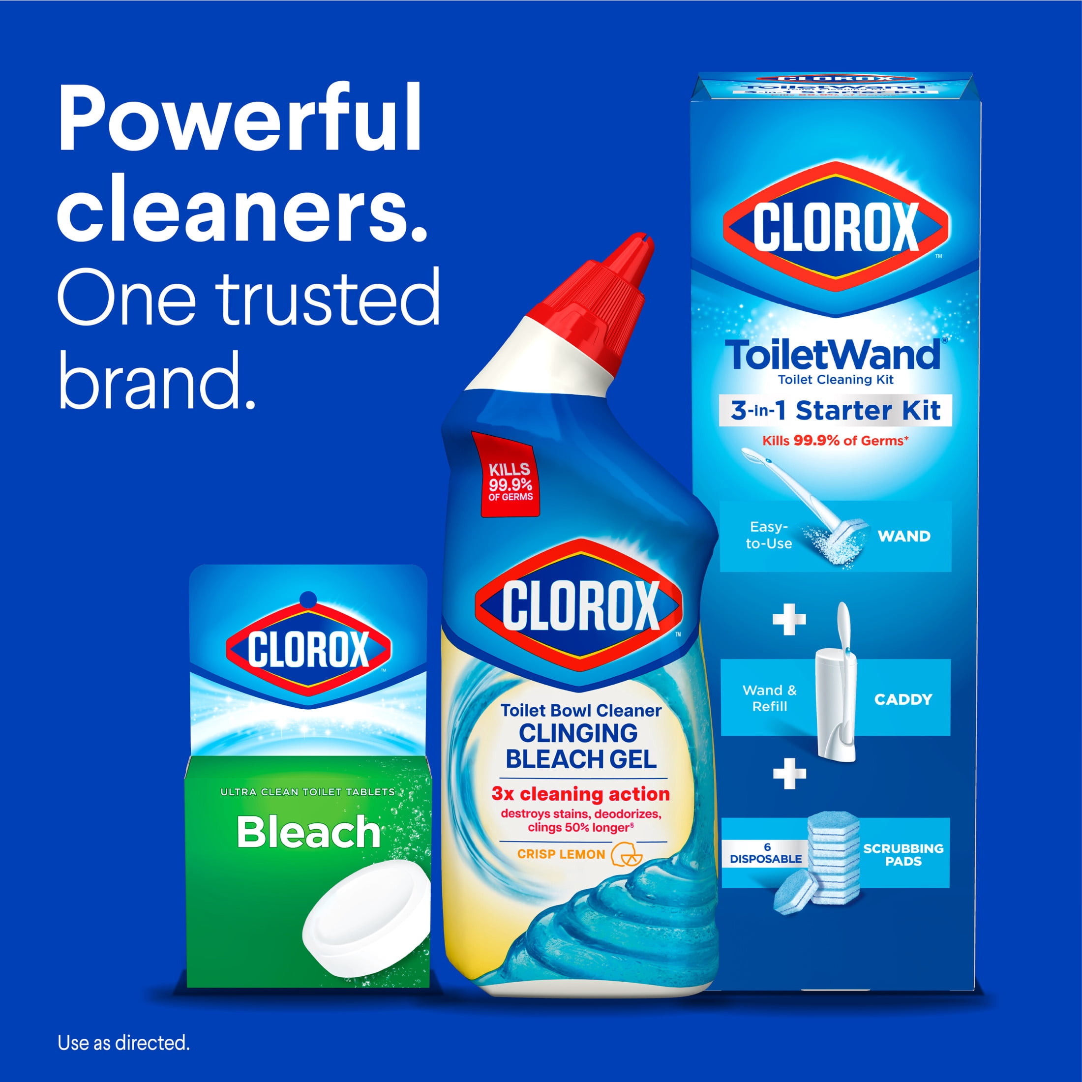 Clorox Toilet Bowl Cleaner Clinging Bleach Gel, Deep Cleaning & Deodorizing, Crisp Lemon (24 fl oz) 6svp3