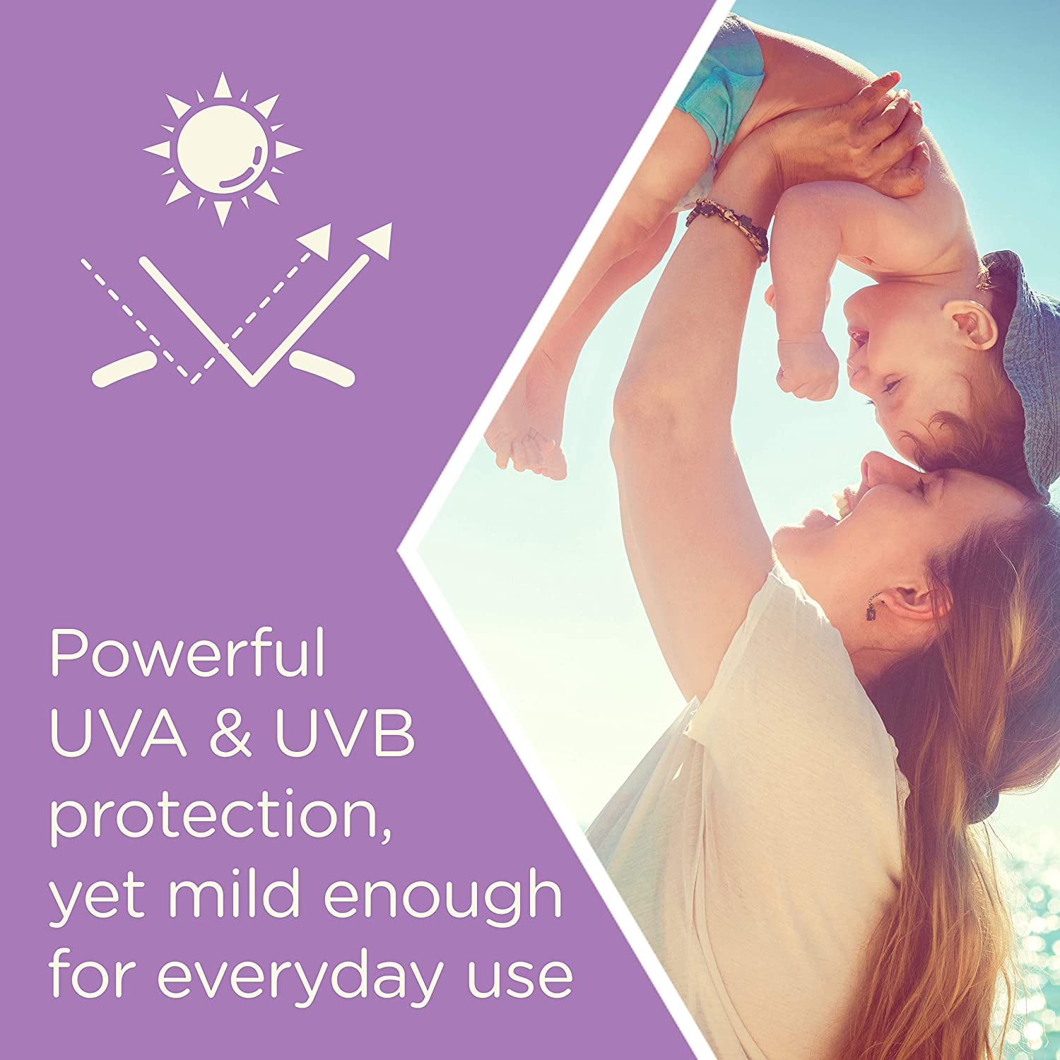 Aveeno Baby Continuous Protection Zinc Oxide Mineral Sunscreen Lotion, Broad Spectrum SPF 50 for Sensitive Skin (White, 3 fl oz) 79swm