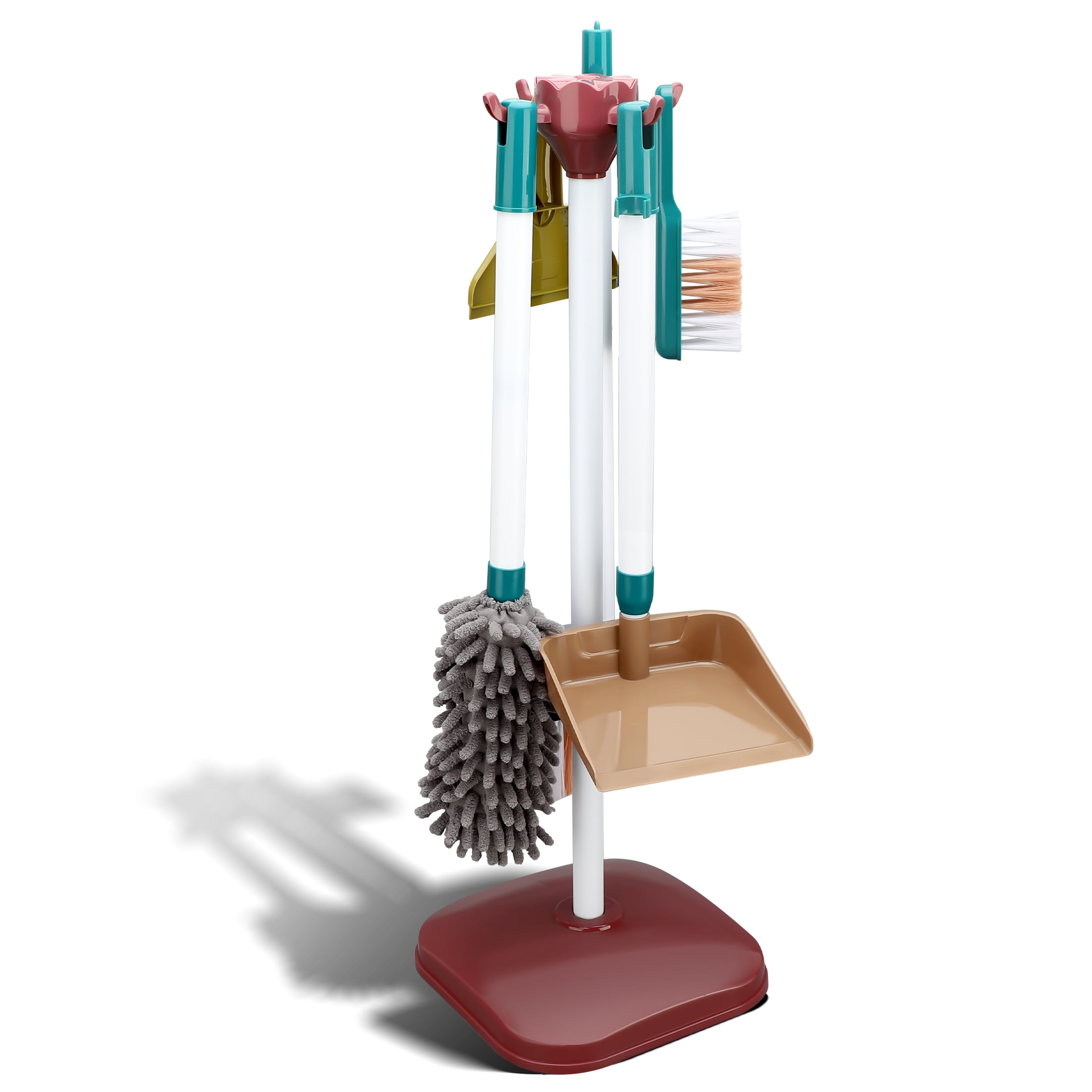 Crtynell Kids Cleaning Set with Realistic Vacuum and Accessories (8 Pieces) hotbj