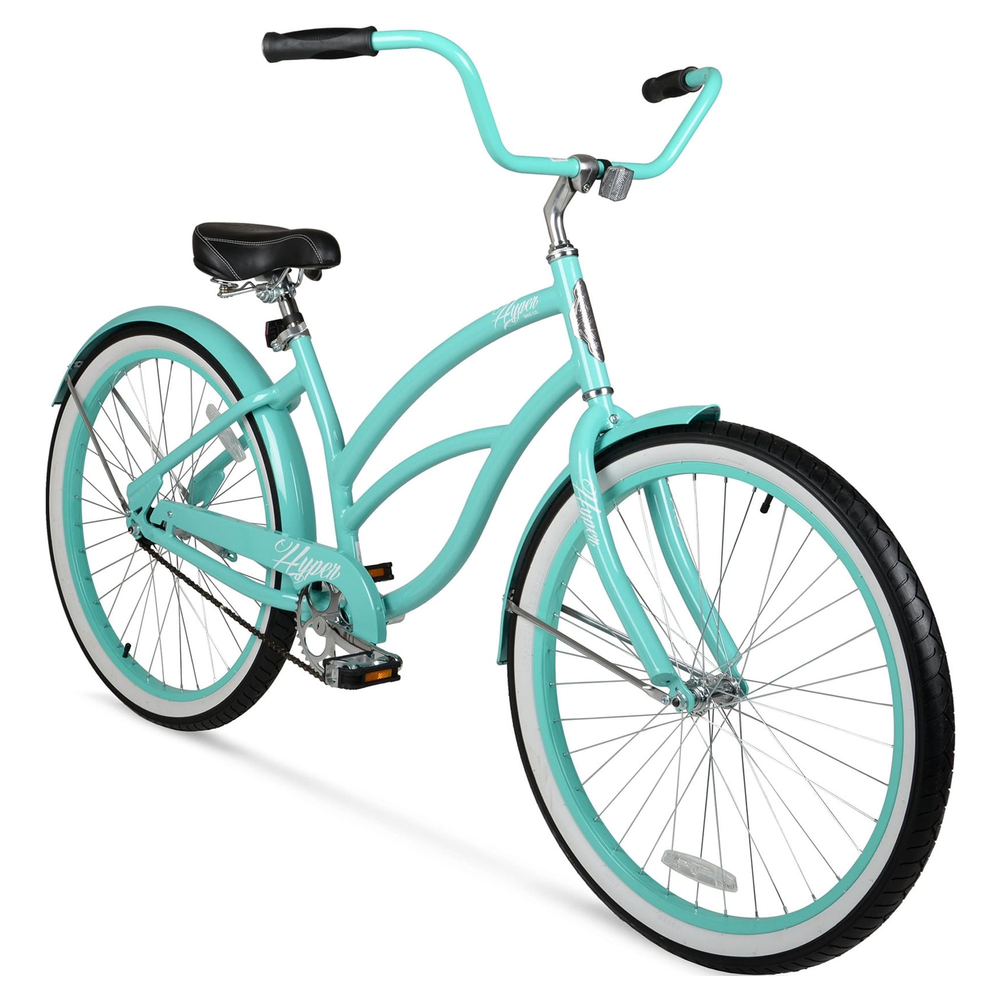 Hyper Bicycles Women's Beach Cruiser Bike (Seafoam, 26 in) copoz