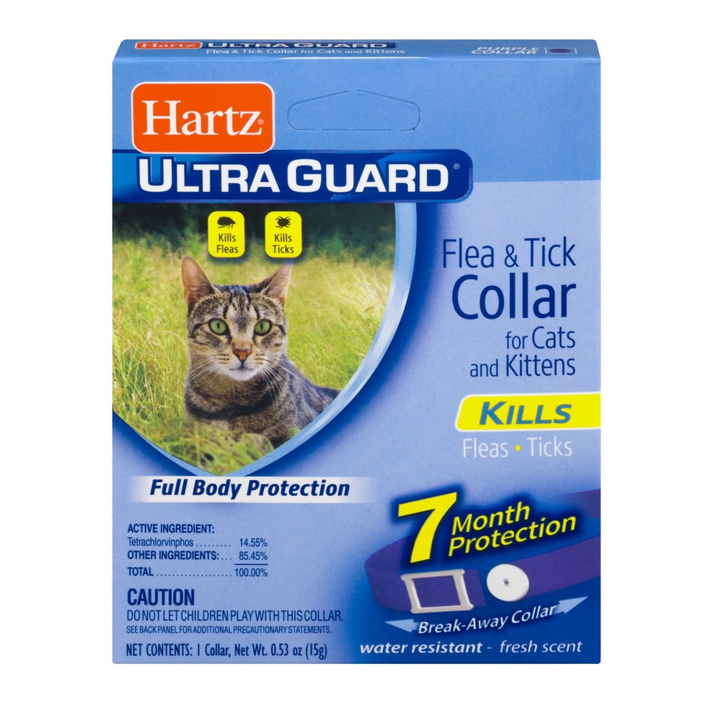 Hartz UltraGuard Flea and Tick Collar for Cats and Kittens (Purple, 1 Count) 8ocmm