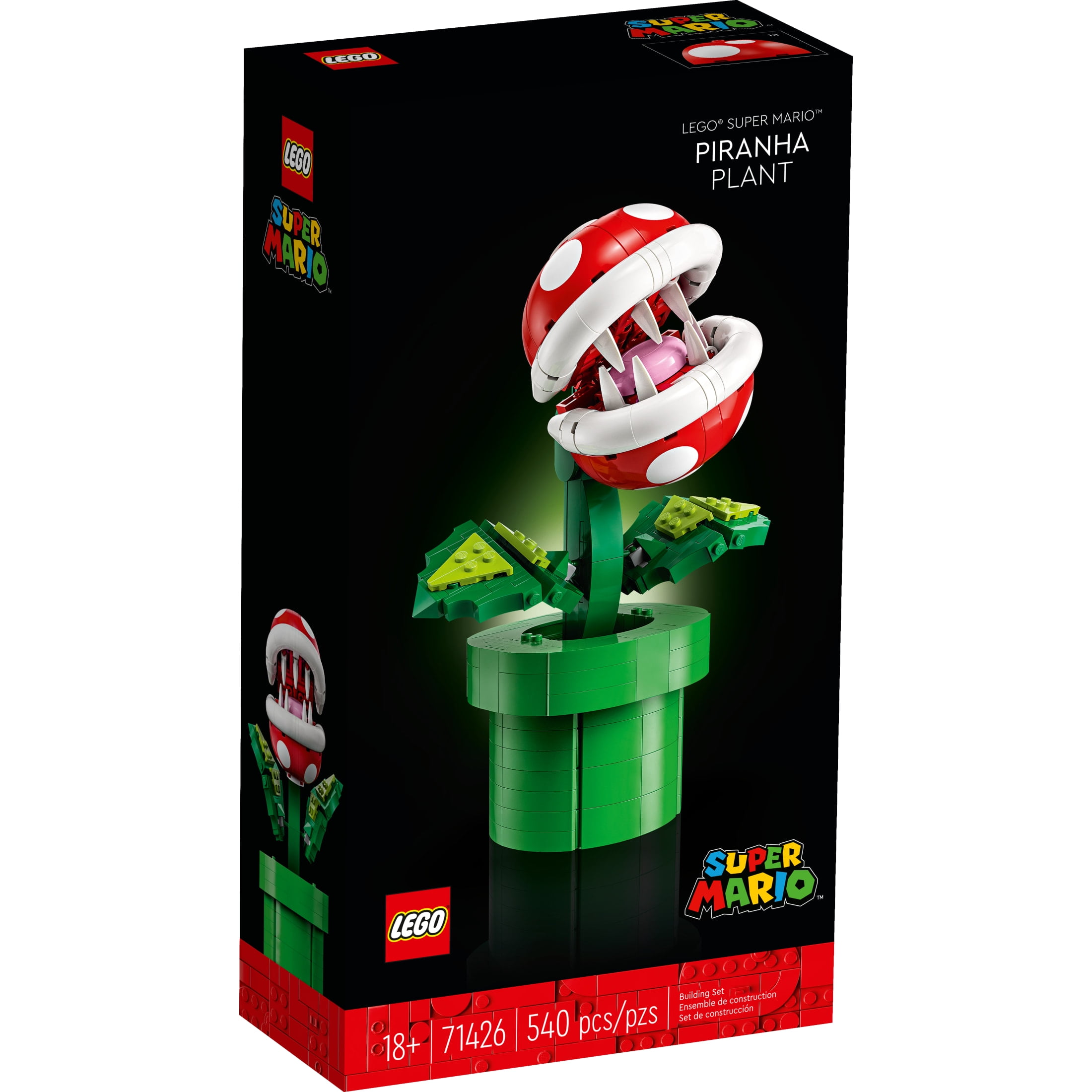 LEGO Super Mario Piranha Plant Building Set for Adults (Multi-Color, 540 Pieces) 4d1io