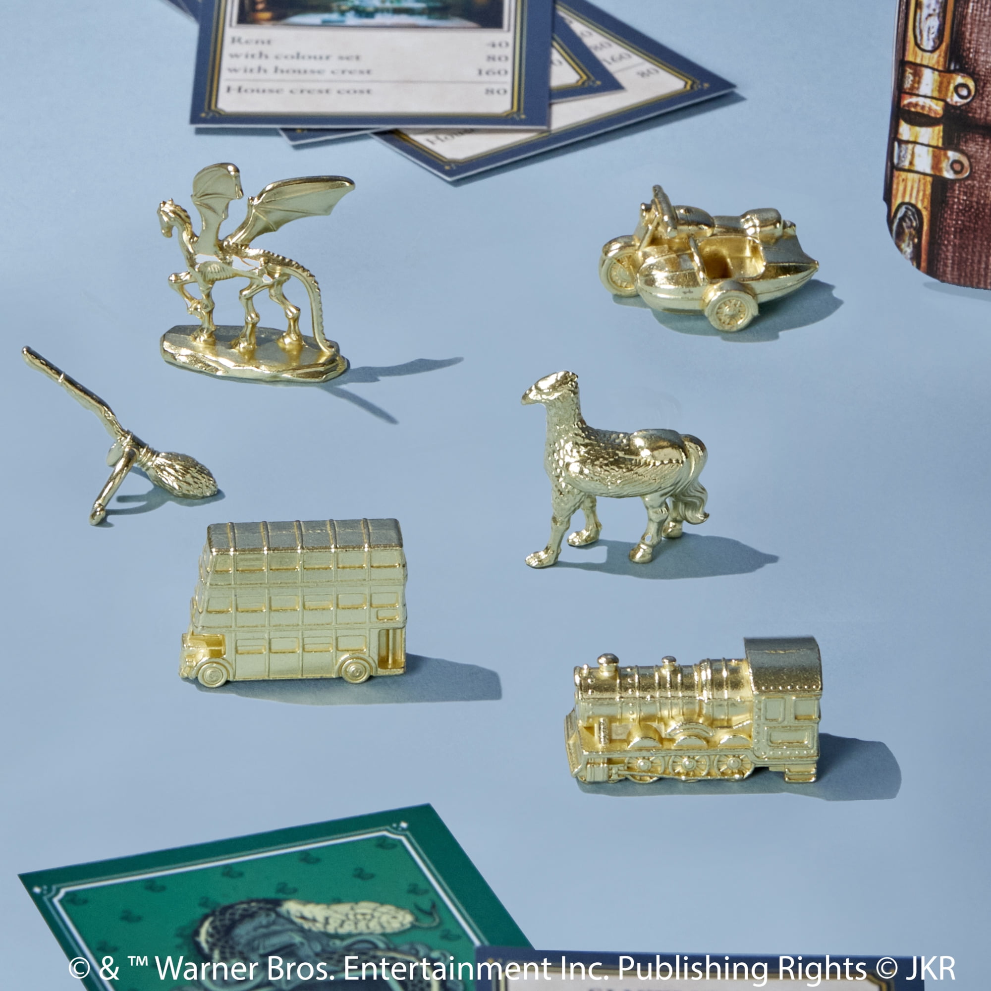 Monopoly Harry Potter Edition Board Game, Wizarding World Themed Strategy Game for Families (1 Set) kim33