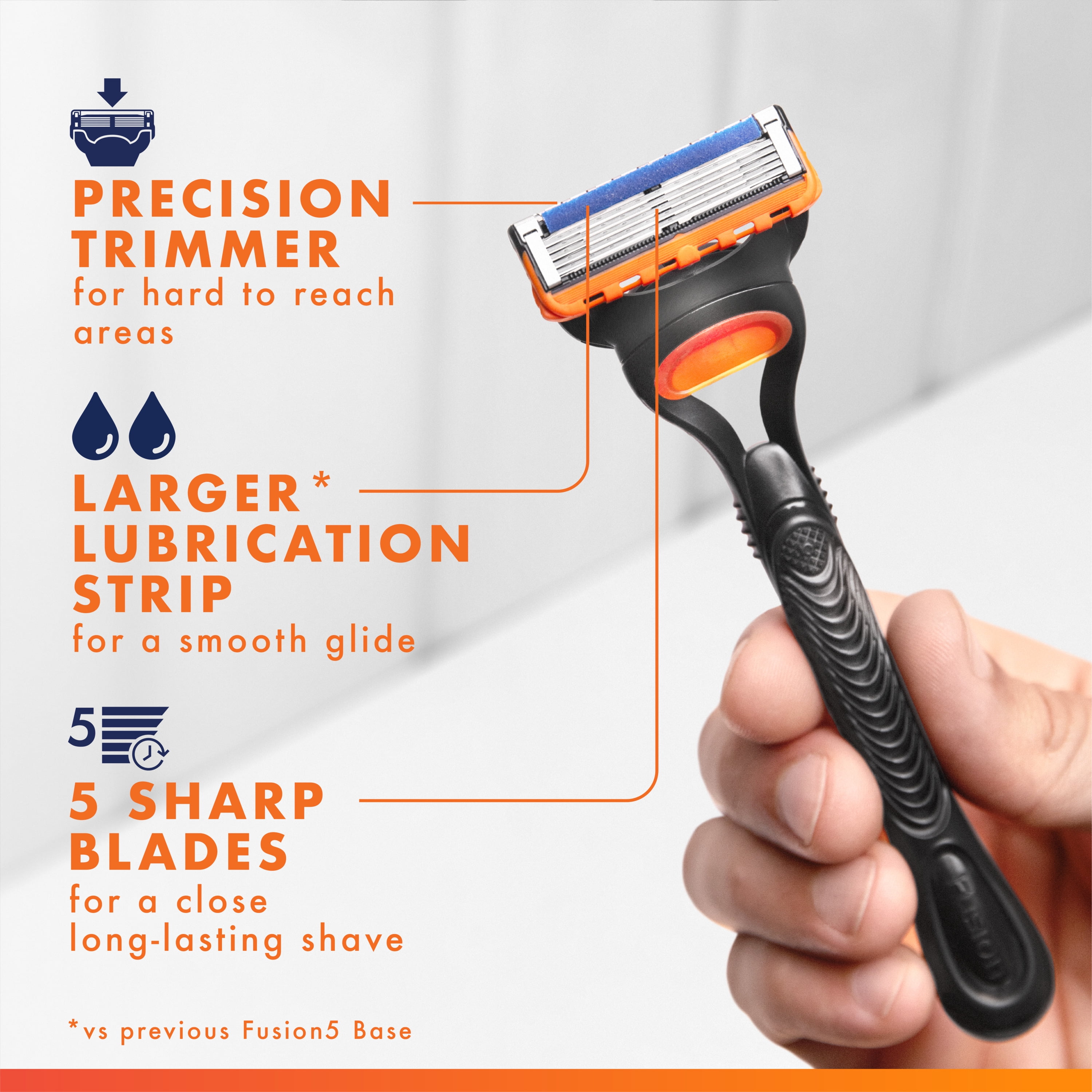 Gillette Fusion5 Men's Manual Razor Blade Refills (12 Count) jwika