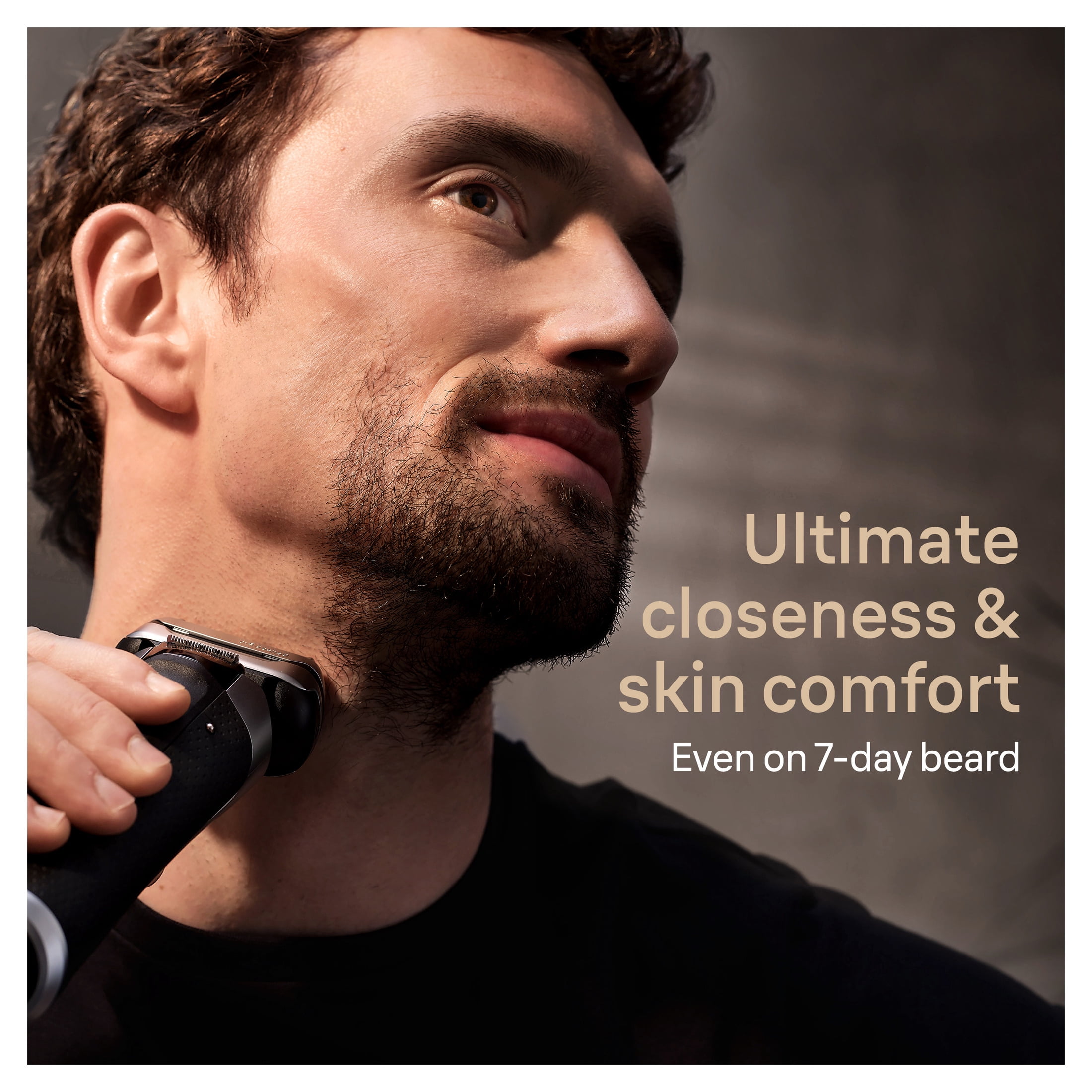 Braun Series 9 PRO+ Electric Shaver with Precision ProTrimmer and Charging Stand (Galvano Silver, 1 Count) i132k