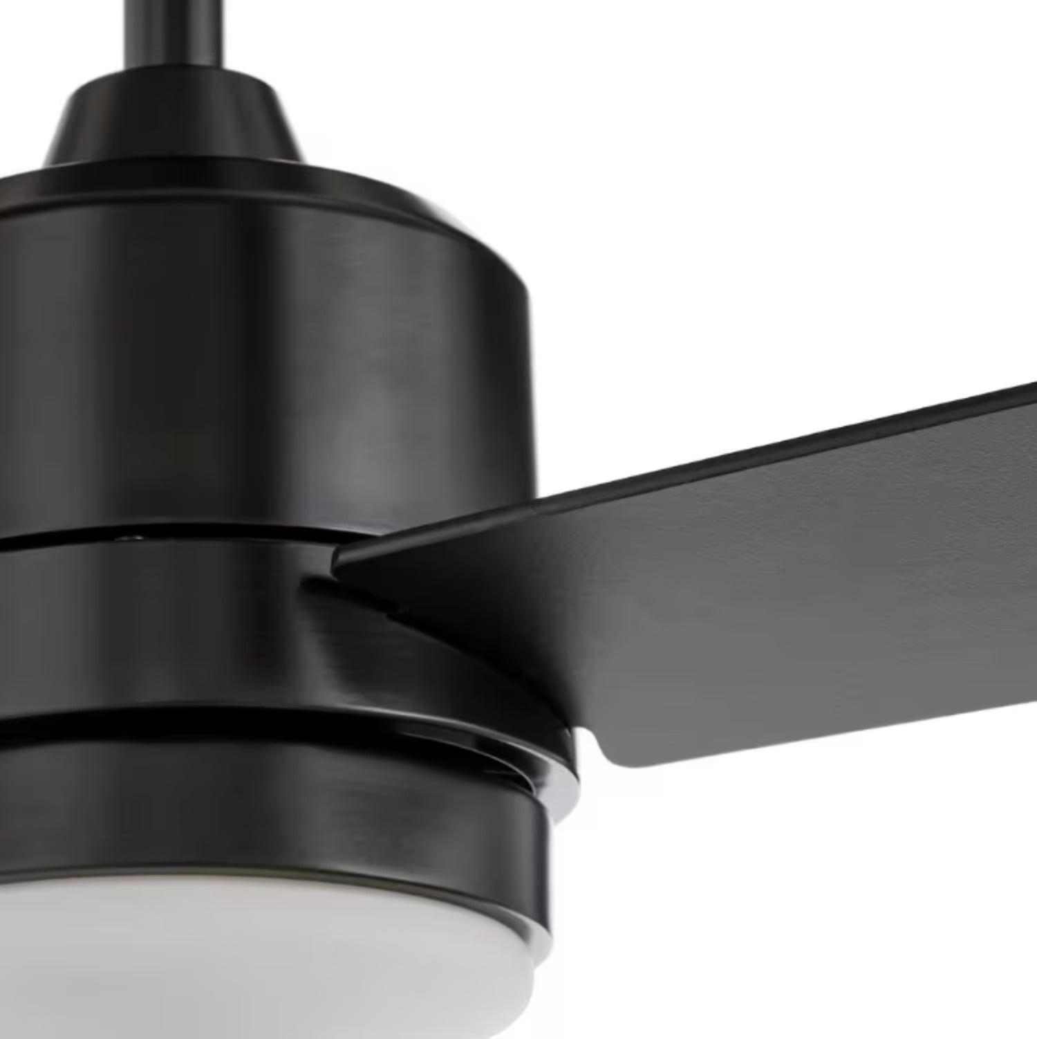 Hampton Bay Castlegate 44 in. Indoor LED Ceiling Fan with Light Kit and Remote (Black, 44 in.) yattj