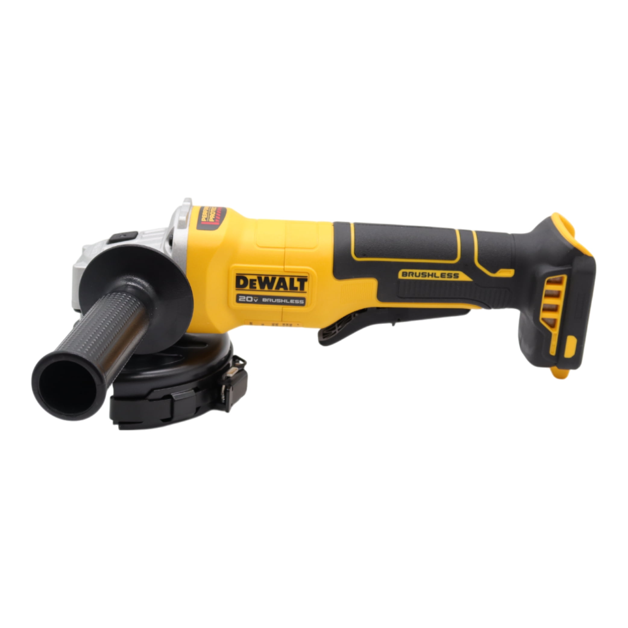 DEWALT 20V MAX Cordless Paddle-Switch Grinder, Brushless Motor, Perform & Protect Safety Features (4.5 in, Bare Tool) 7mffy