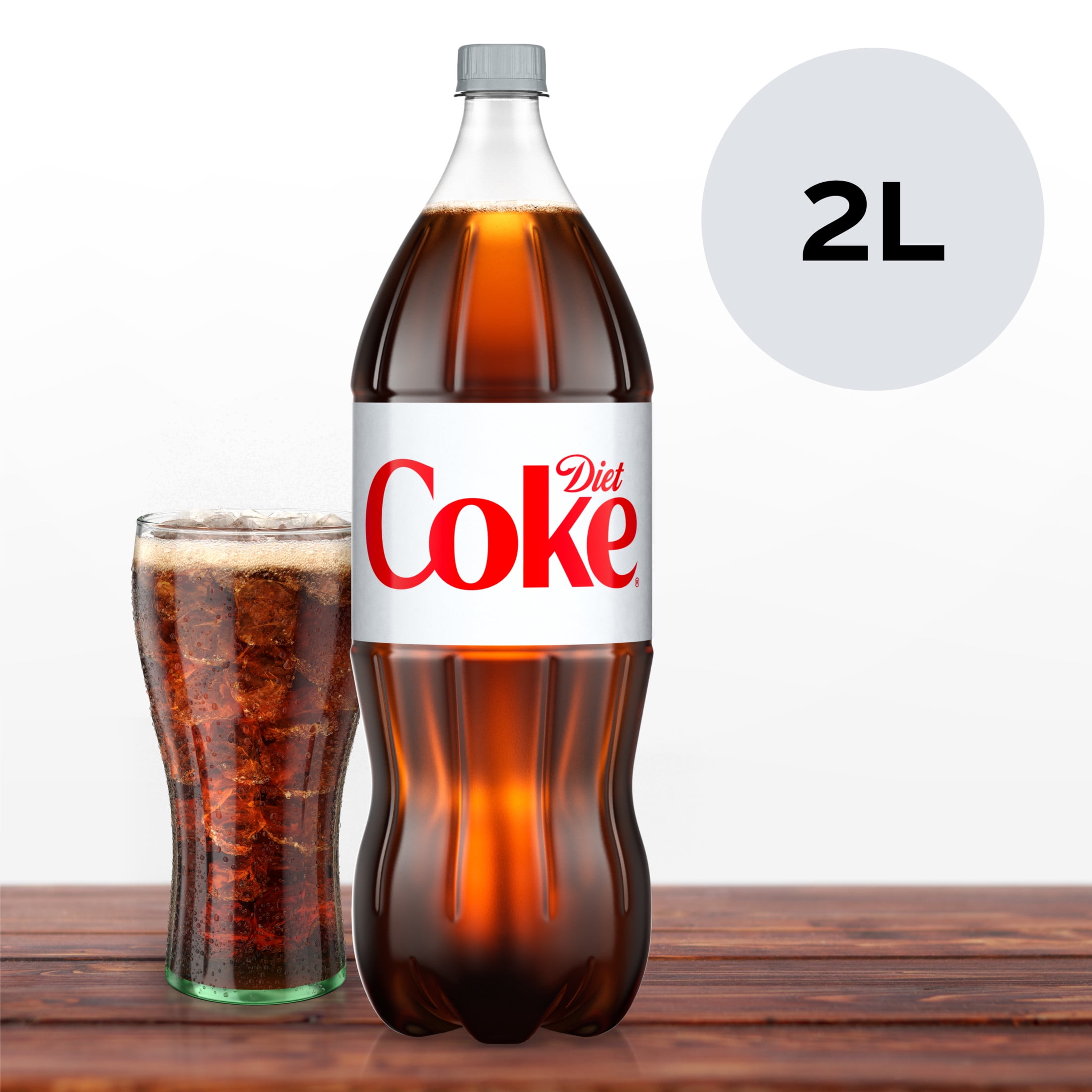 Diet Coke Carbonated Soft Drink, Zero Calorie Refreshing Soda (67.6 fl oz) h2m89