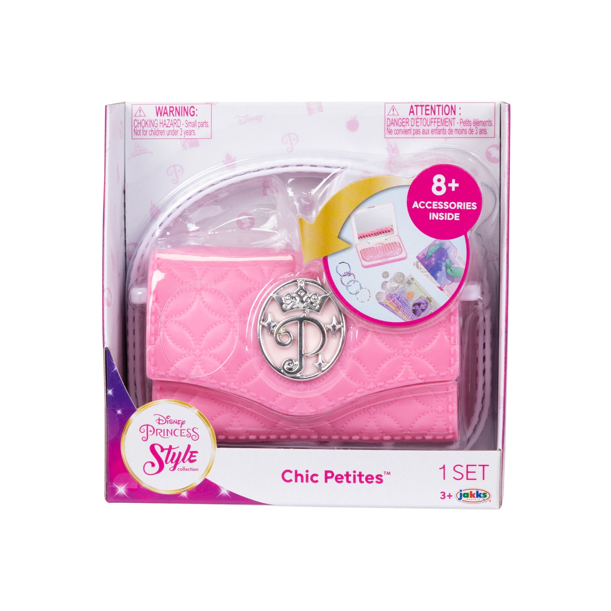 Disney Princess Style Collection Chic Petites Fashion Accessory Set (Multi-color, 9 Piece Set) c6yzd