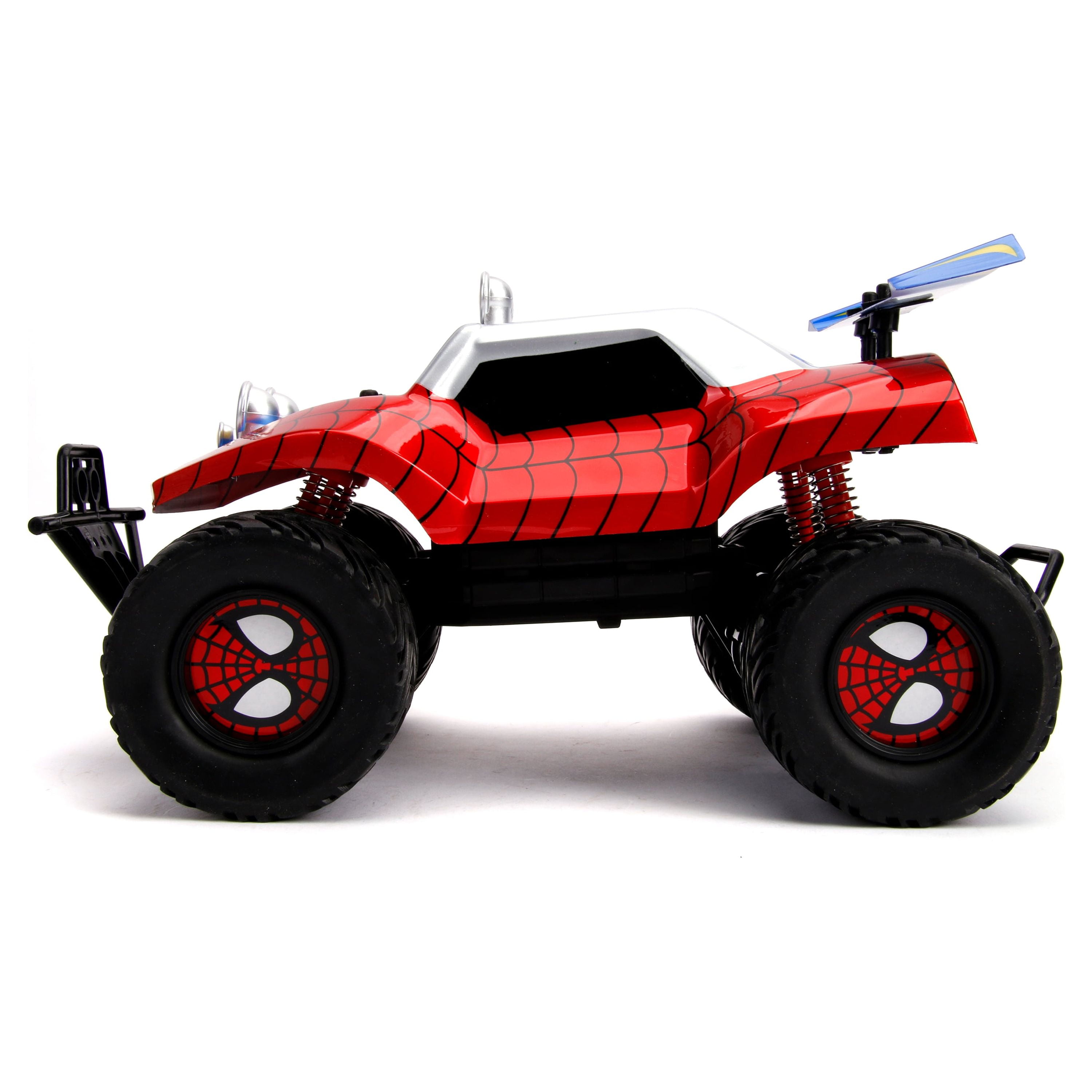 Jada Toys Marvel Spider-Man RC Buggy Radio Control Car (Red, 10 in) dszhs