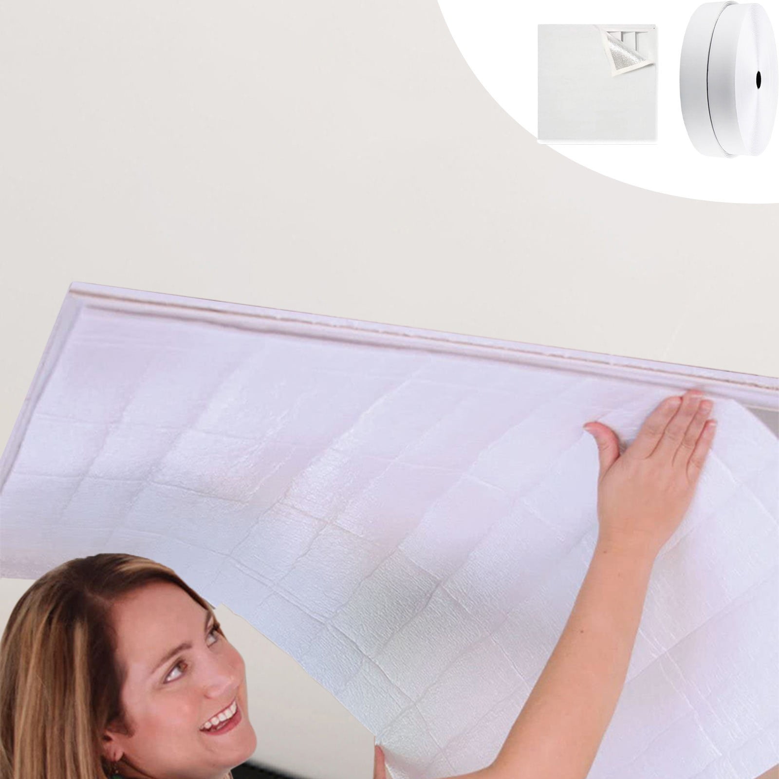 Mrasaso Attic Insulation Cover for Ceiling Fan and Door (Energy Efficient Thermal Seal, 24 in x 24 in) w0zva