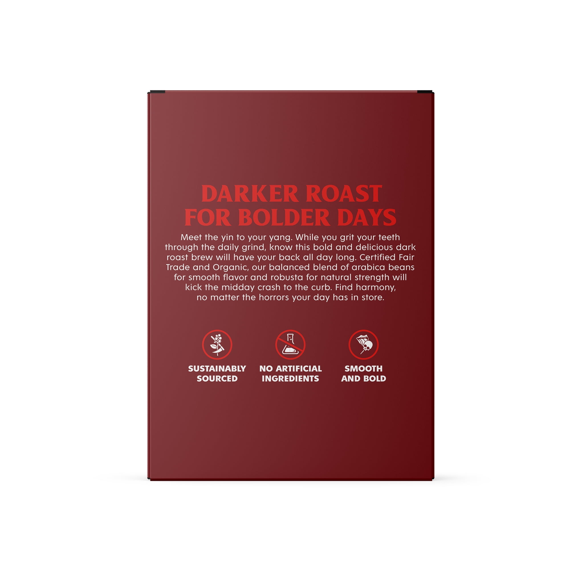 Death Wish Coffee Organic Dark Roast Single-Serve Coffee Pods (4 Pack, 72 Count) 988mn