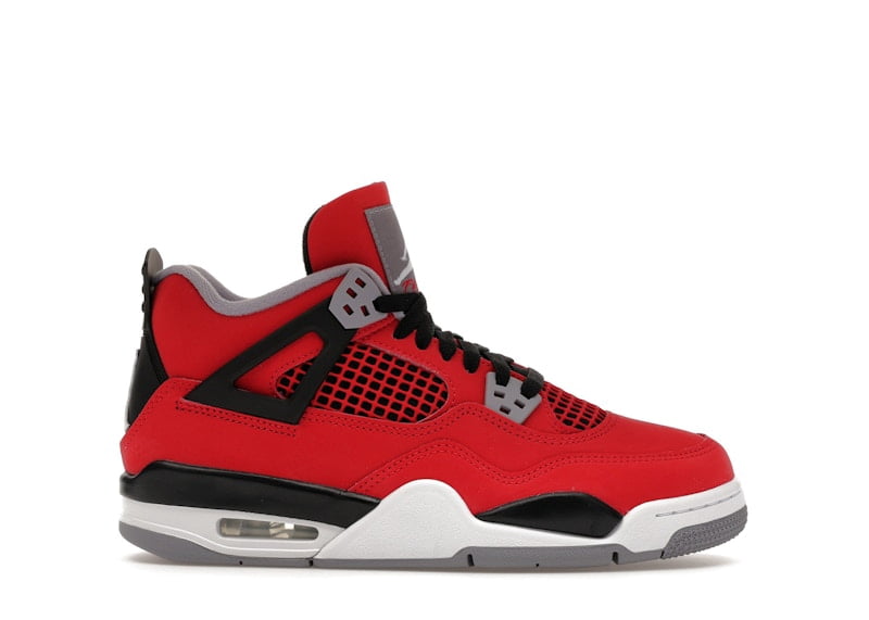 Jordan 4 Retro Toro Bravo Basketball Shoes (Fire Red, 3.5Y) xfl3b