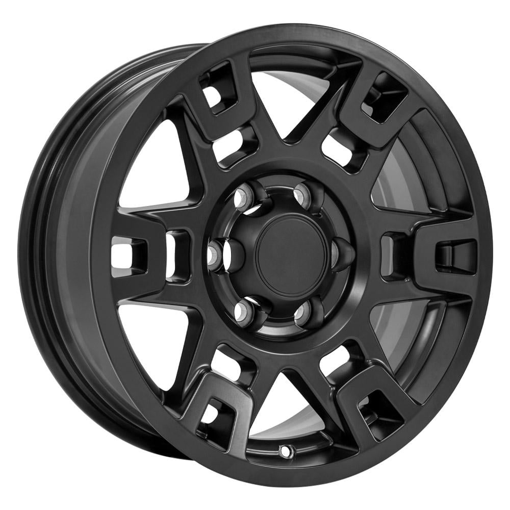 OE Wheels TY16B Replacement Rim for Toyota 4Runner Tacoma Tundra (Satin Black, 17x7 in) 6dctk
