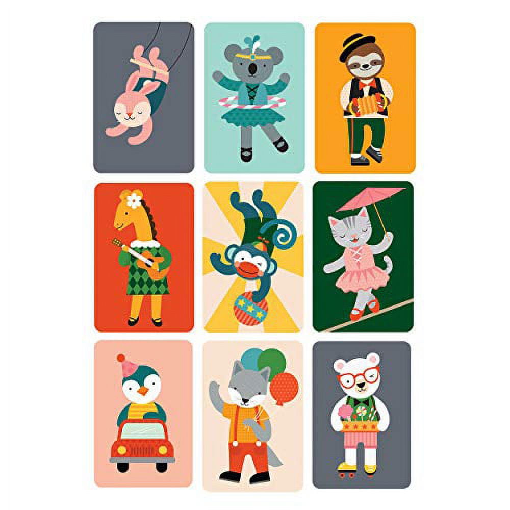 Petit Collage Silly Monkey Card Game (Family Fun Activity, 1 Pack) jarcy