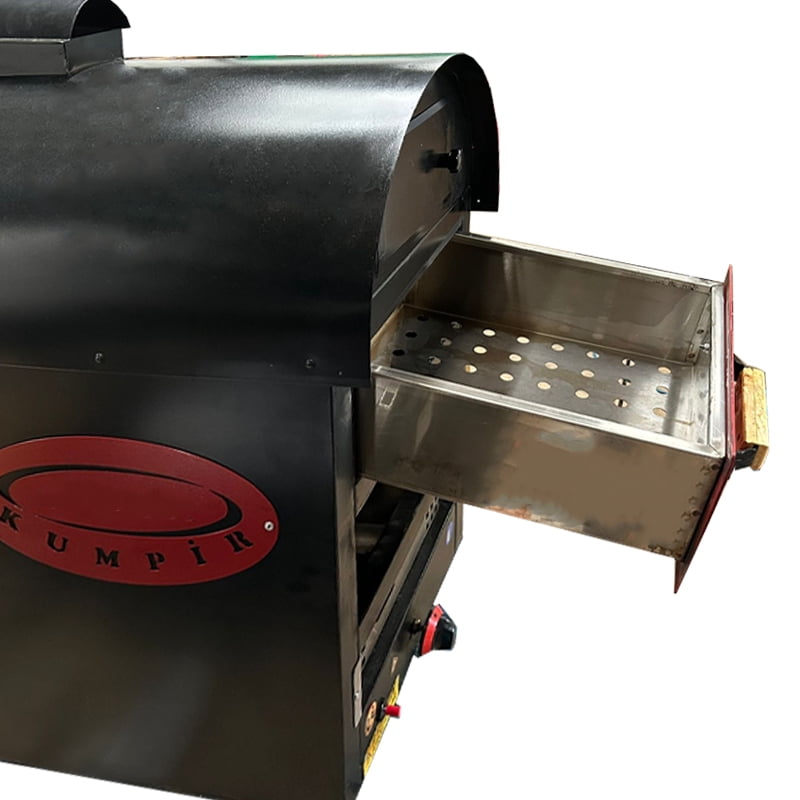 Pimak Turcobazaar Commercial LPG Jacket Potato Oven (3 Drawers, Stainless Steel, 18.3 in x 21.3 in x 43.3 in) 6q5bj