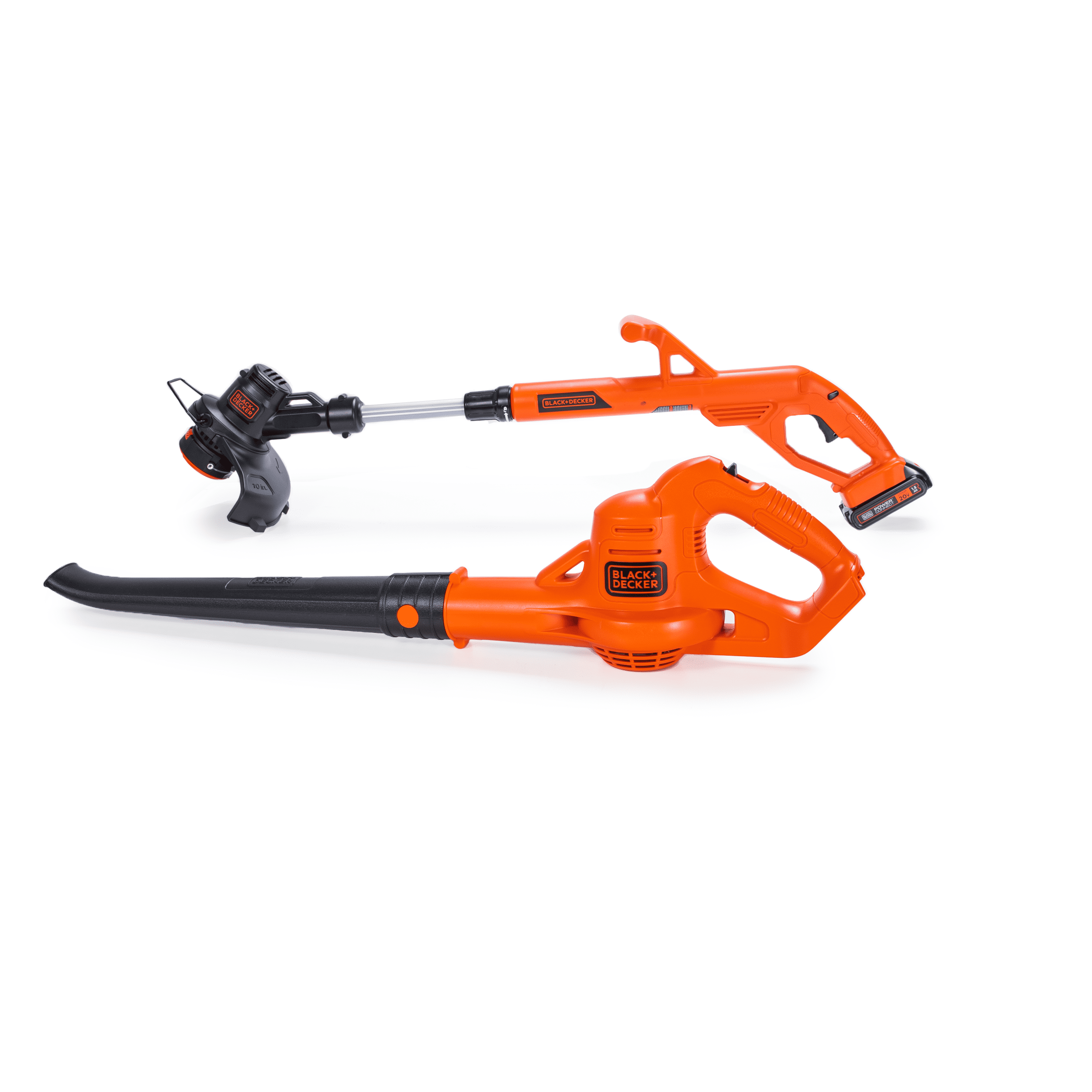 BLACK+DECKER Cordless String Trimmer and Leaf Blower Combo Kit (Black, 20V System) zlbnc