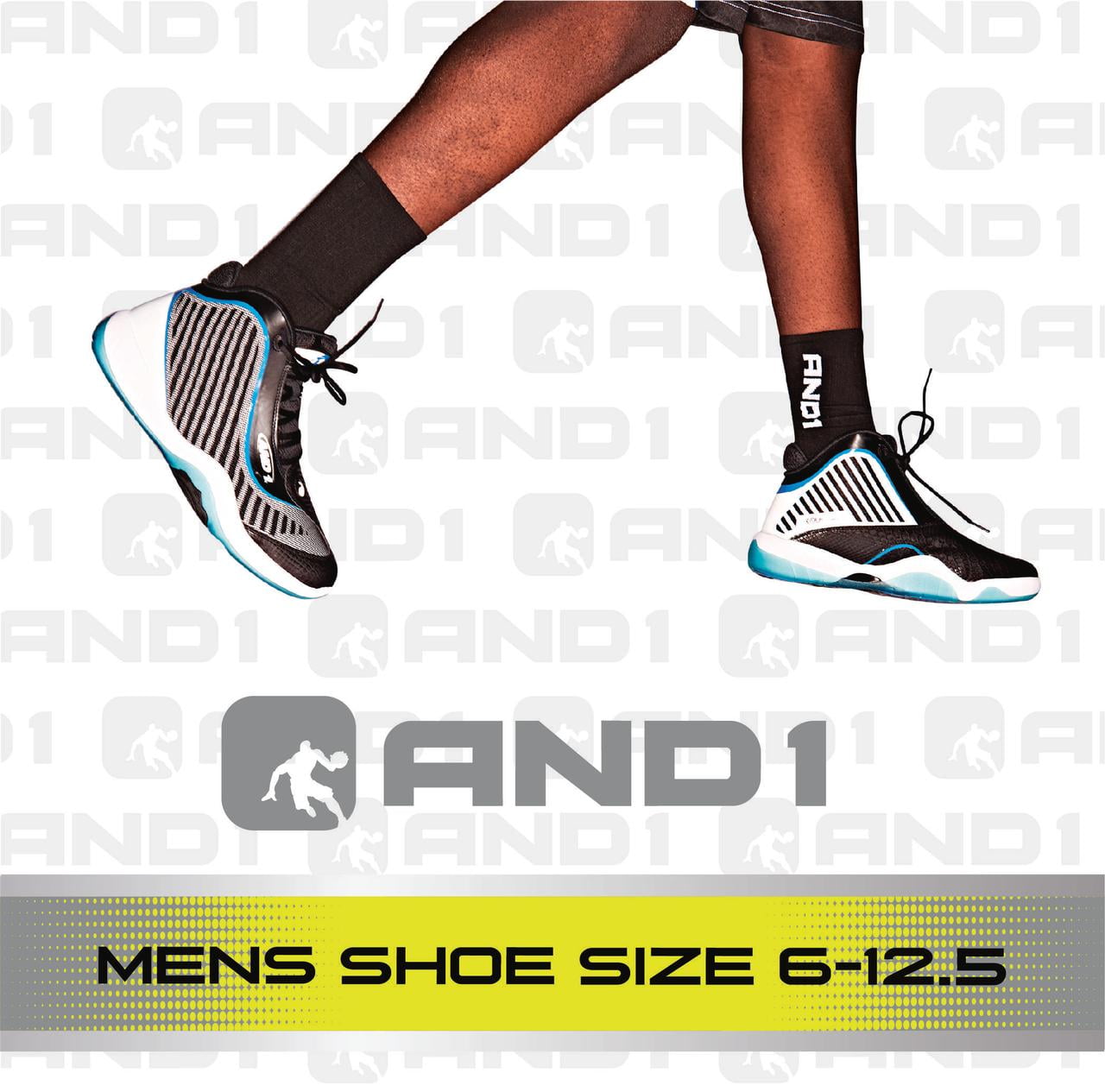 AND1 Men's Cushion Quarter Socks, Arch Support Athletic Socks (Grey, 12 Pack) mo9mf