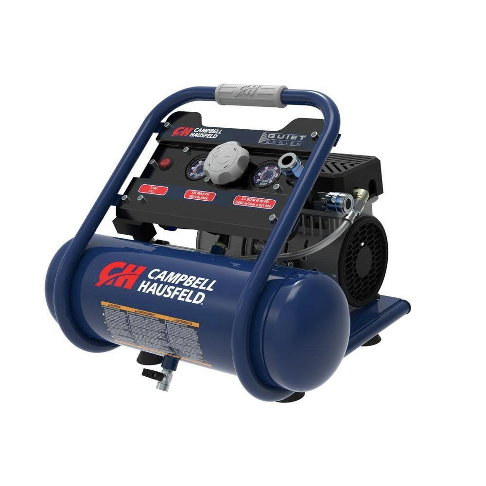 Campbell Hausfeld 2 HP Electric Quiet Air Compressor (2 Gallon, 125 PSI) 319vr