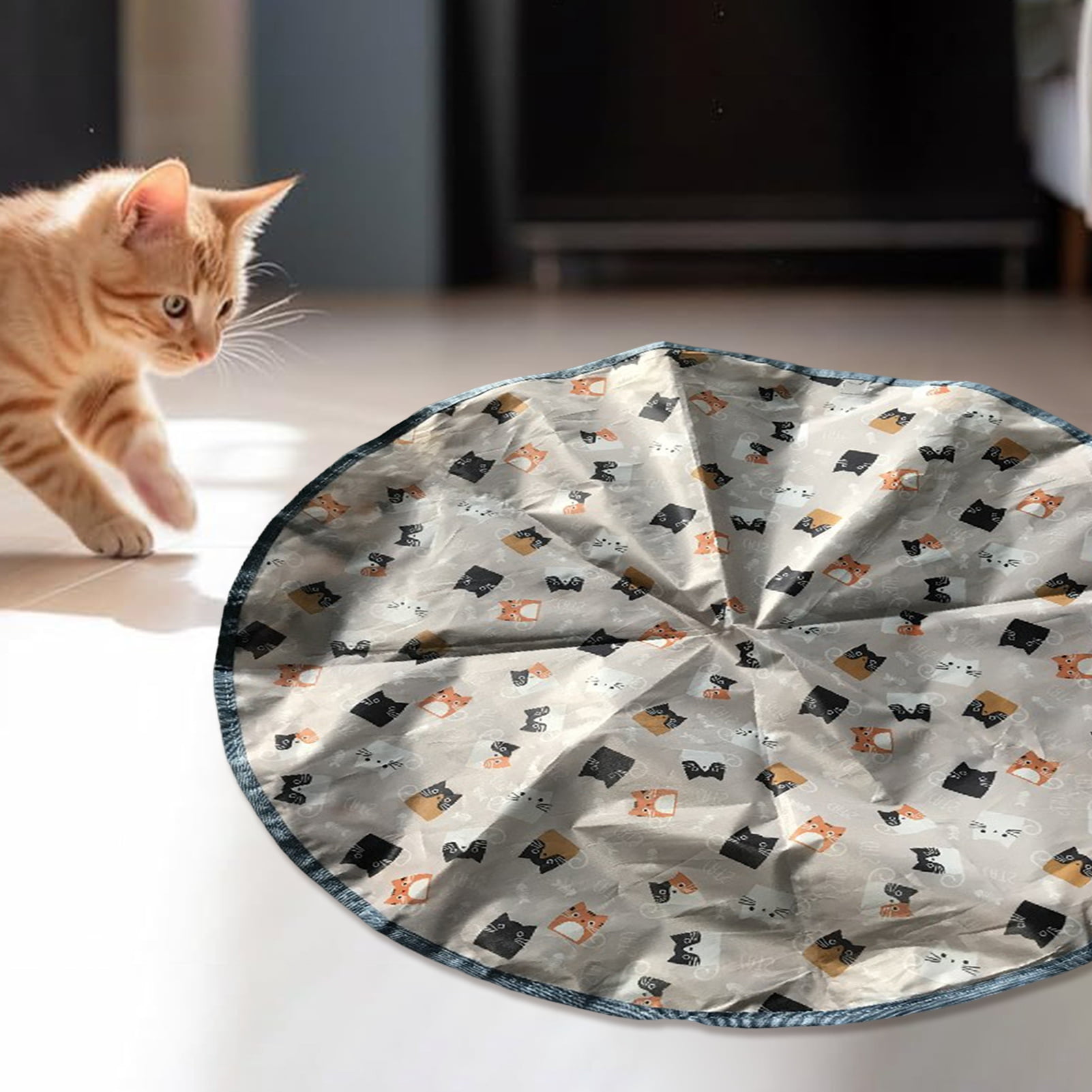 sunsanly Interactive Hunting Cover Cat Toy for Indoor Cats (Hide and Seek, 1 Pack) ewnu8
