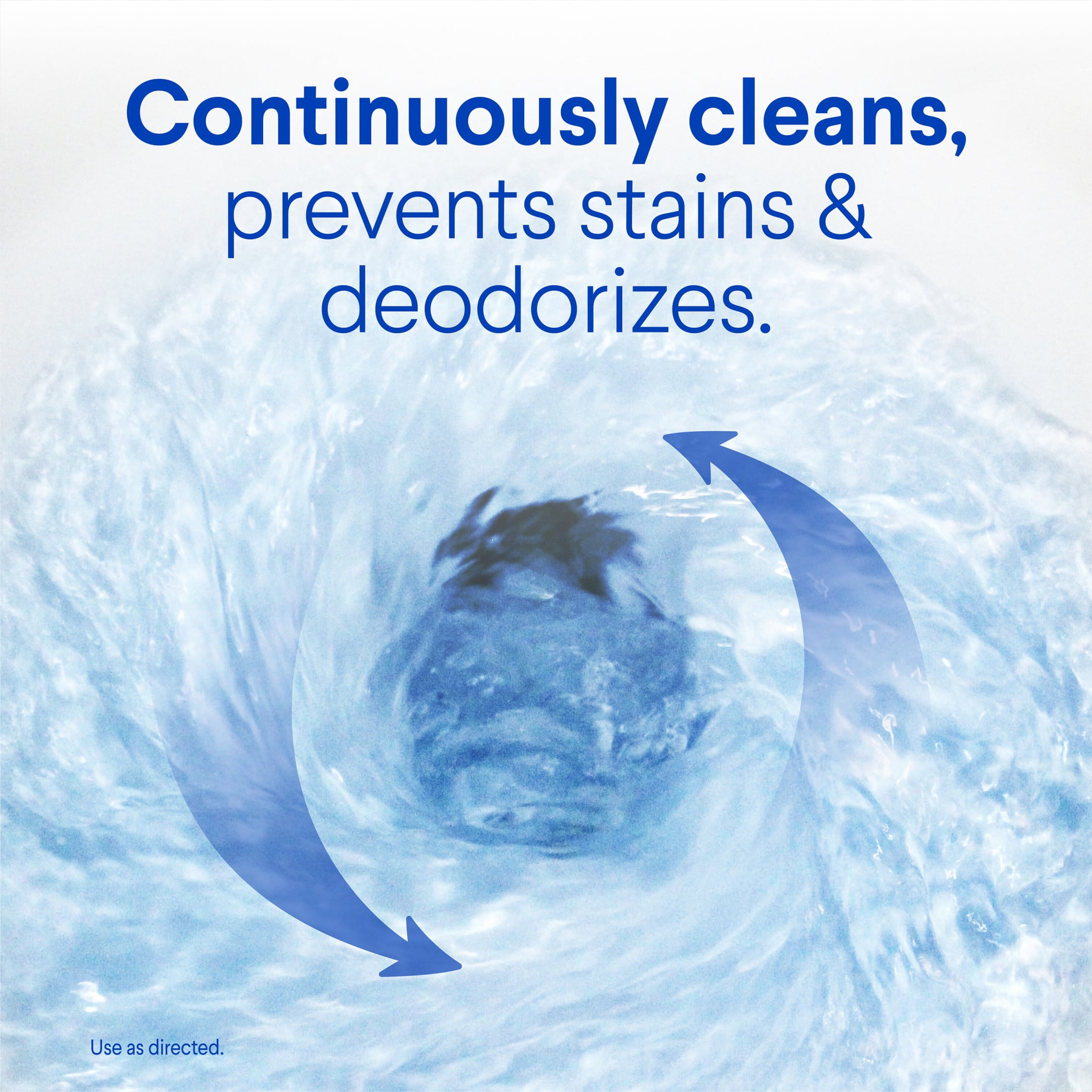 Clorox Bleach and Blue Toilet Bowl Cleaner Tablets, Rain Clean (Blue, 12 Count) f1hoo