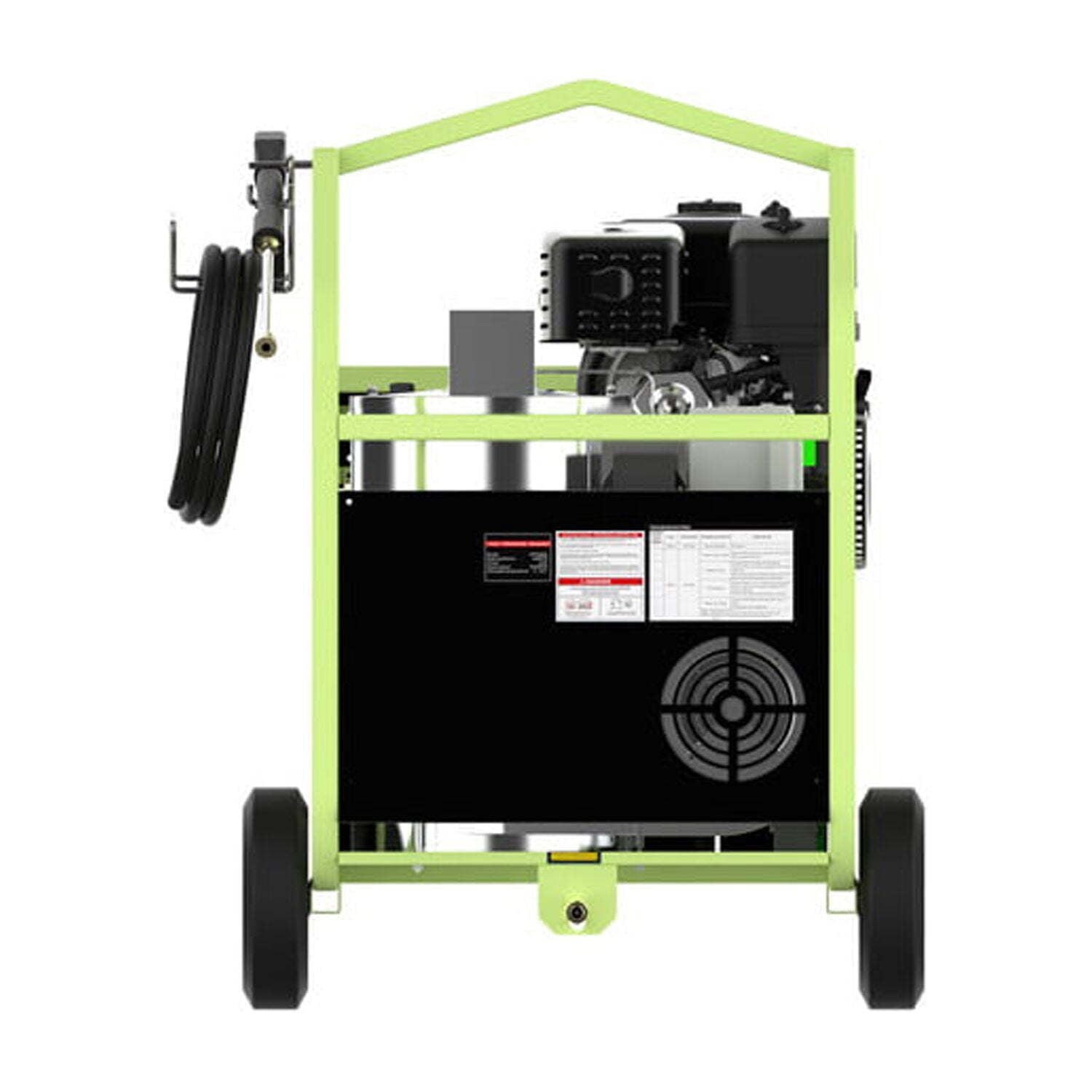 Green-Power America Commercial Hot Water Pressure Washer (4500 PSI, 4 GPM, Green) x5pu1