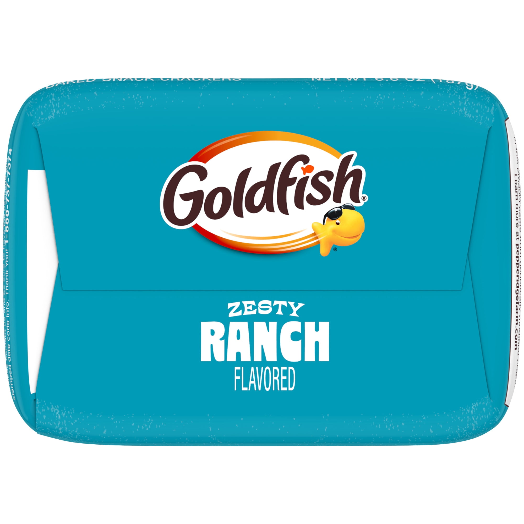 Goldfish Zesty Ranch Flavored Crackers, Baked Savory Snack (6.6 oz) kmk89