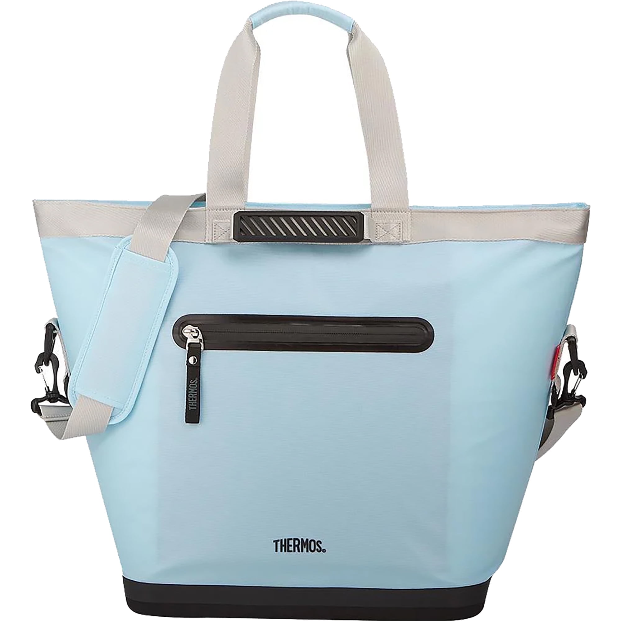 Thermos ICON Cooler Tote Bag, Insulated Leak-Proof Soft Sided Carrier (Glacier, 30-Pack Capacity) gz4oj