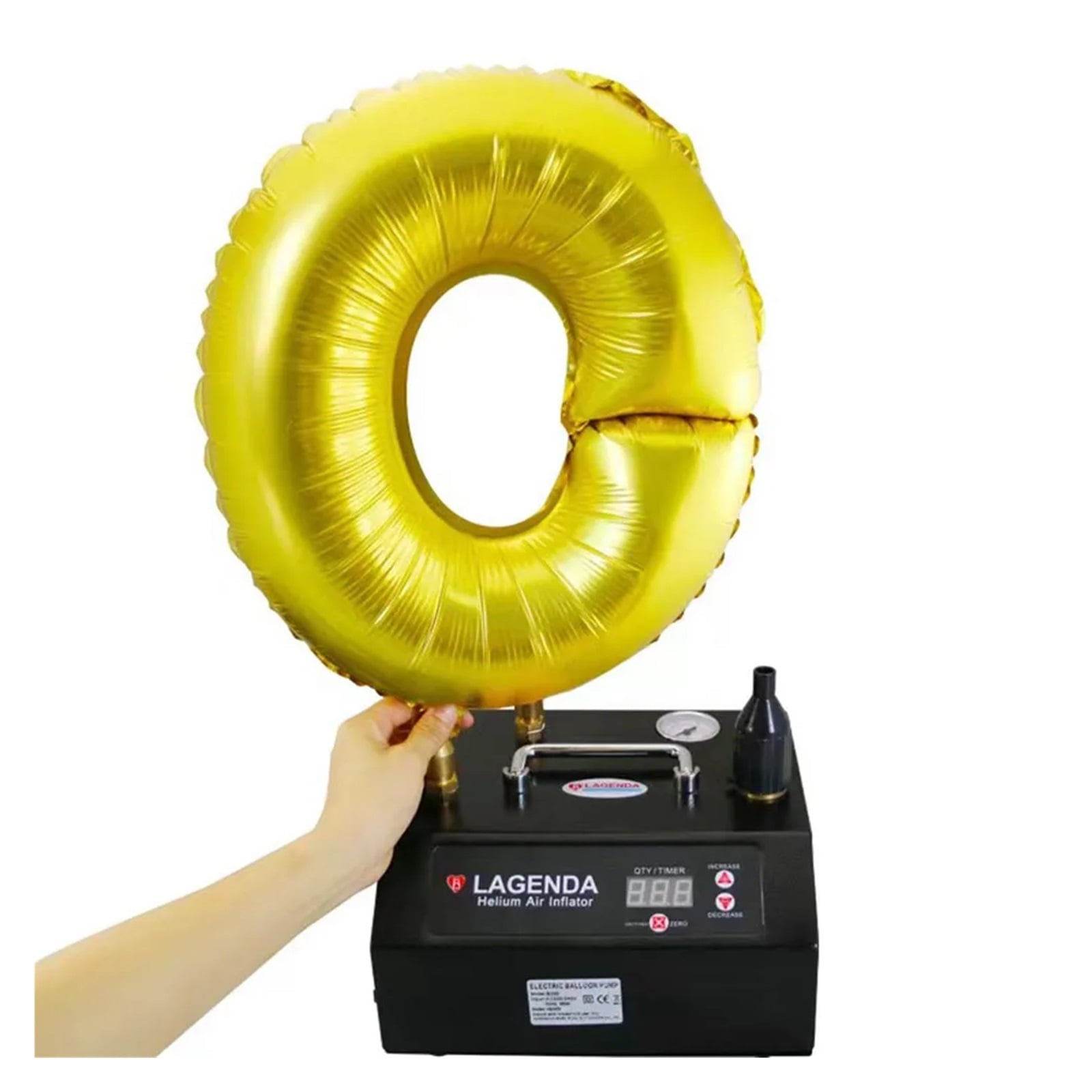 LilyStore Electric Balloon Pump Inflator B322 (Portable, High-Speed, 1 Pack) bi8nk