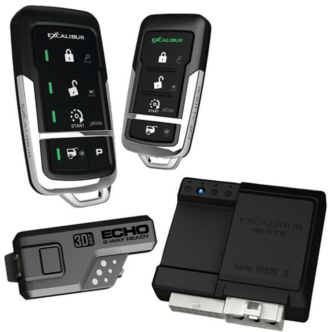 Excalibur 900MHz LED 2-Way Remote Start and Keyless Entry System (Universal Fit) v5dbd