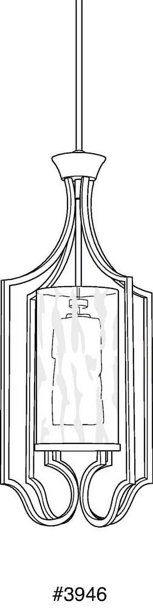 Progress Lighting Caress One-Light Small Foyer Pendant (Grey, 12 in) vk20k