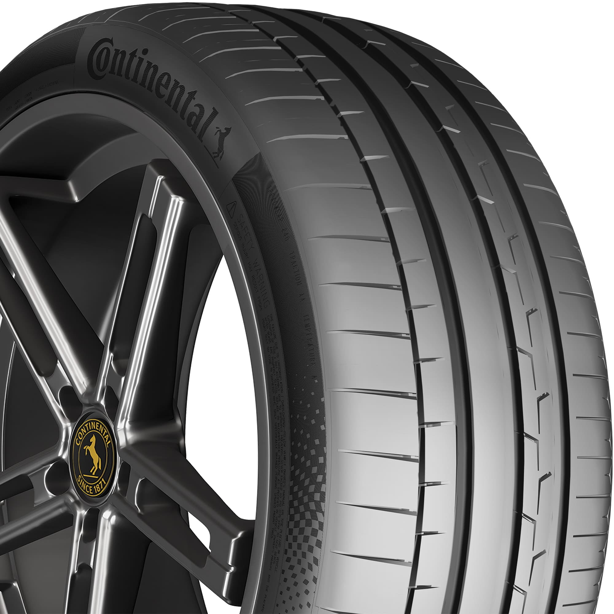 Continental SportContact 6 High-Performance Summer Tire (Black Sidewall, 245/35ZR19 XL) 6mxl6