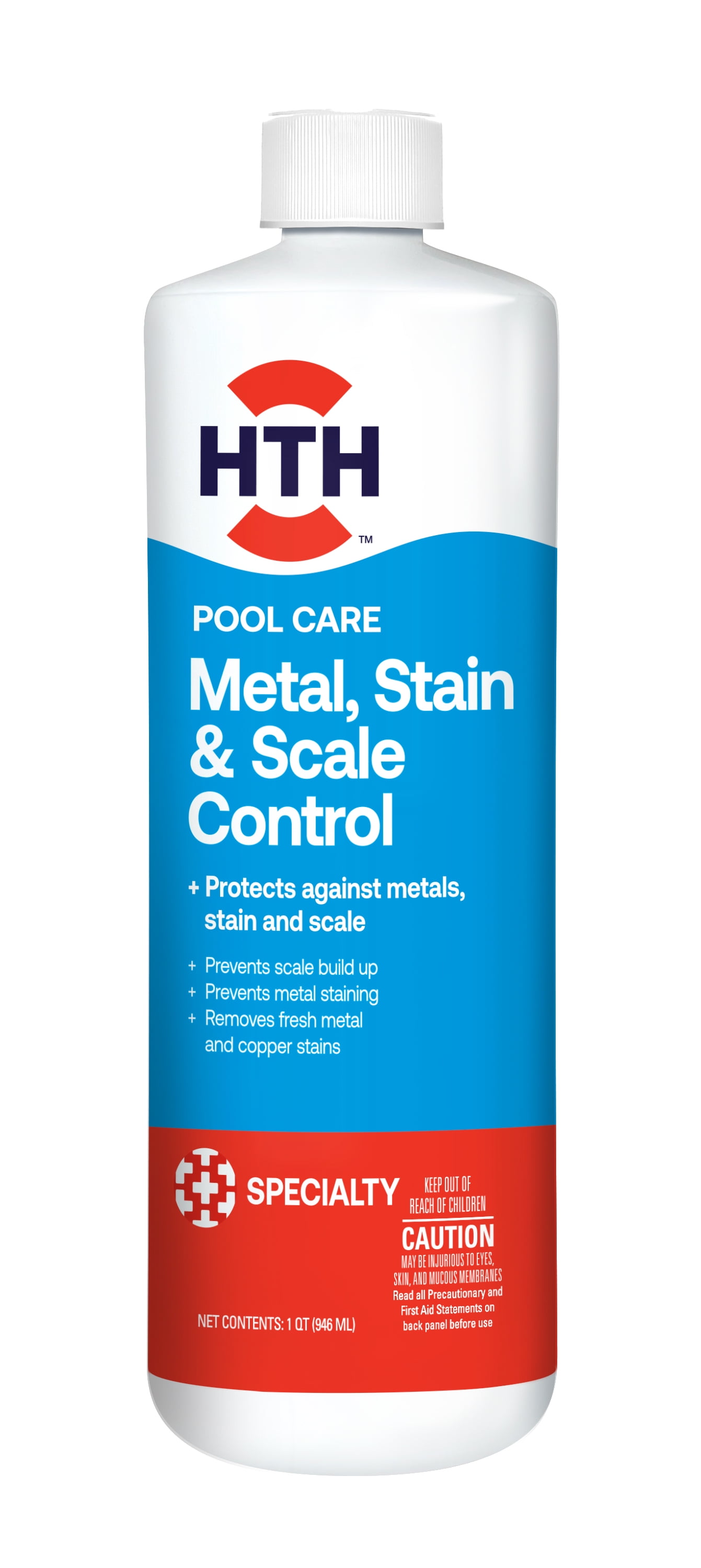 HTH Stain & Scale Preventer for Swimming Pools (28 fl oz) dig2z