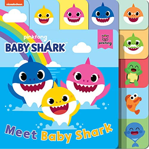 Pinkfong Baby Shark Meet Baby Shark Shaped Board Book (Animal Print, 1 Unit) prdh9