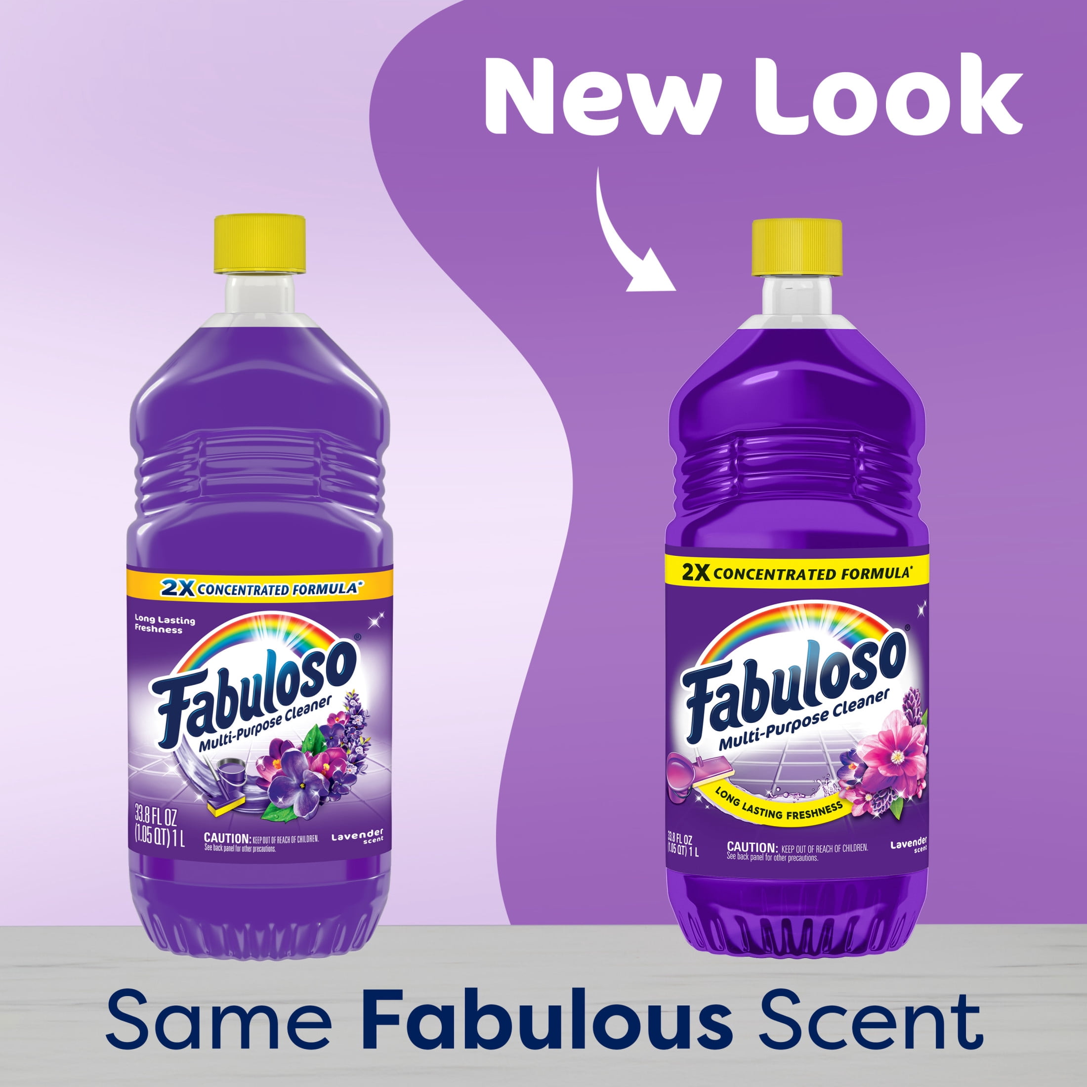 Fabuloso 2X Multi-Purpose Cleaner, Lavender Scented Surface and Floor Cleaner (33.8 fl oz) ev0r4
